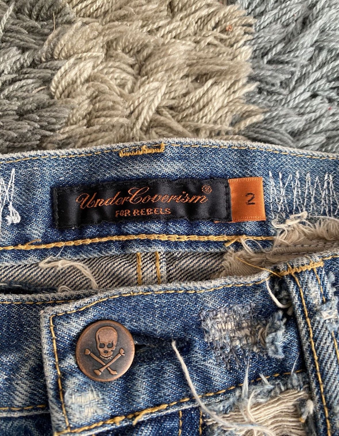 Undercover Undercover "85” Blue Denim 2005 A/W “Arts & Crafts” Men's Size US 32 / EU 48 - 4 Thumbnail
