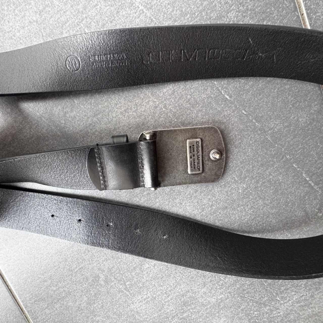 Dsquared2 Vintage Dsquared2 RYC 1995 Leather Belt y2k Luxury Italy Size ONE SIZE - 9 Thumbnail