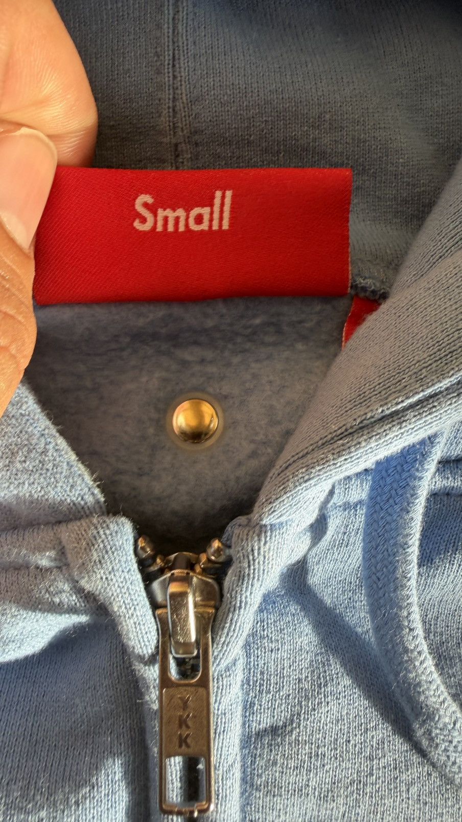 Supreme Supreme bb Simon zip-up hooded sweatshirt (BLUE) size S Size US S / EU 44-46 / 1 - 3 Thumbnail