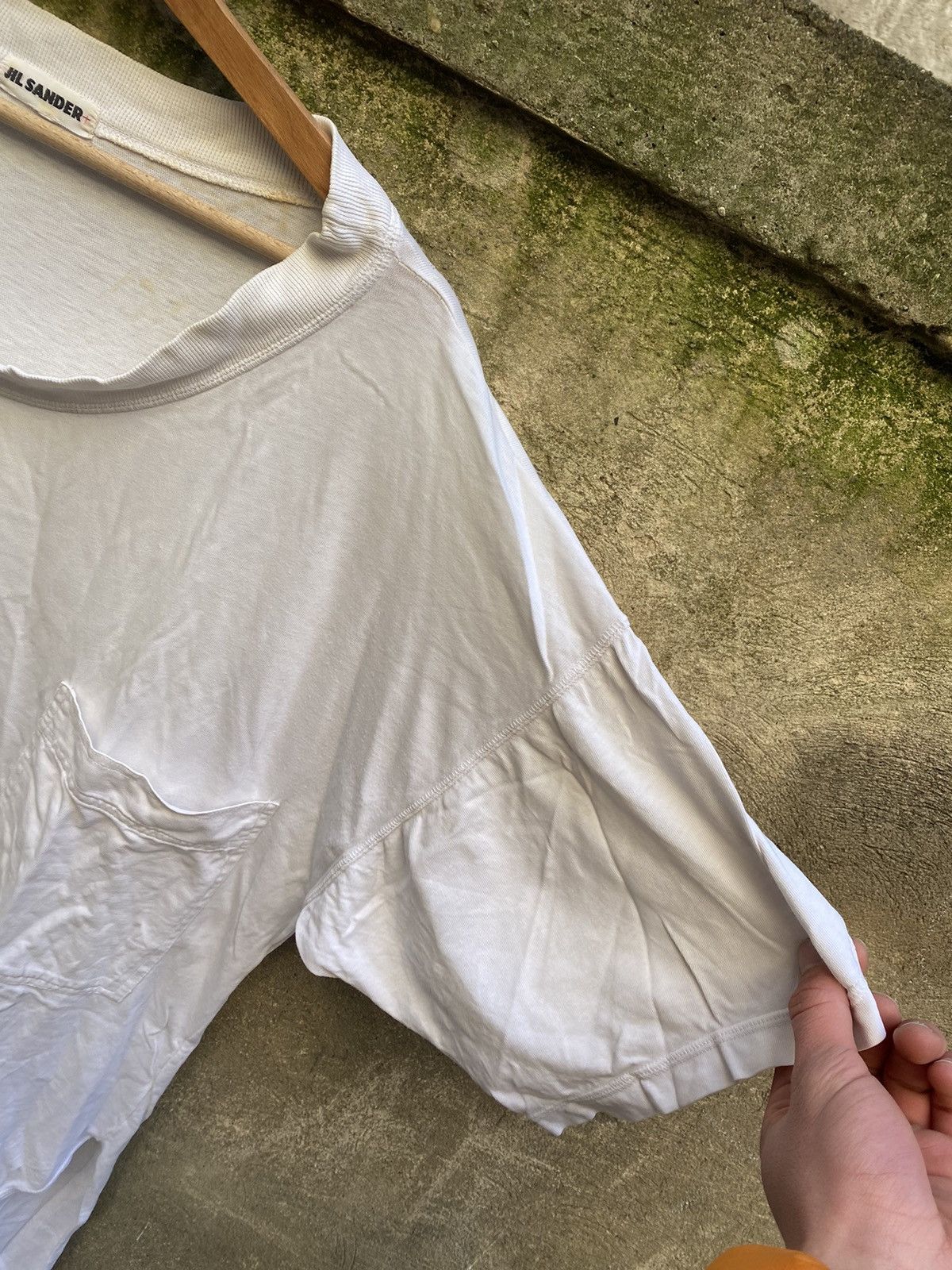 Jil Sander × Vintage Vintage 90s Jil Sander+ Double Pocket Oversized T-Shirt Size US XXL / EU 58 / 5 - 7 Thumbnail
