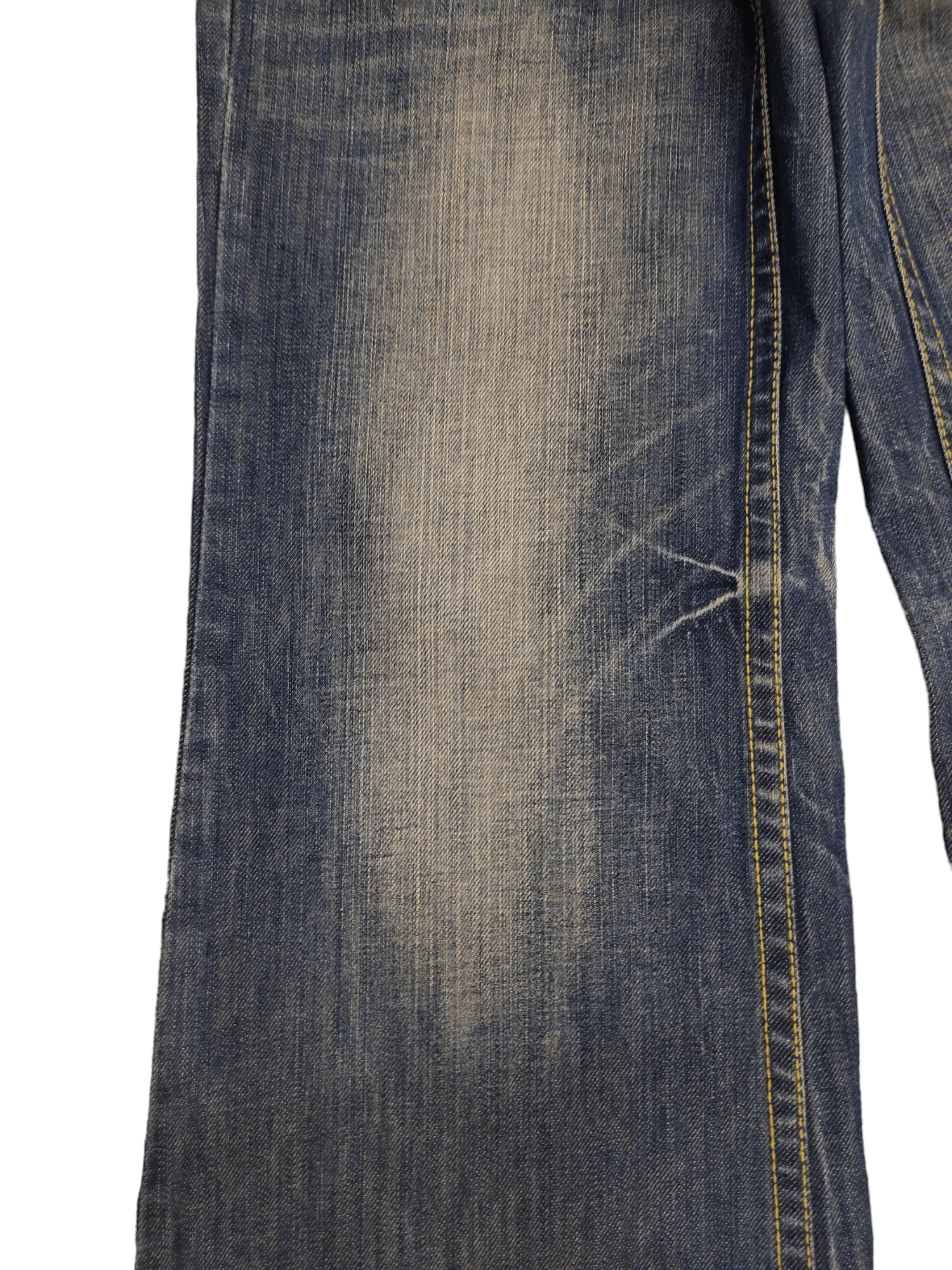 If Six Was Nine Baggy Flare Jeans Red Pepper Low Rise Faded Denim Bootcut Size US 27 - 16 Thumbnail
