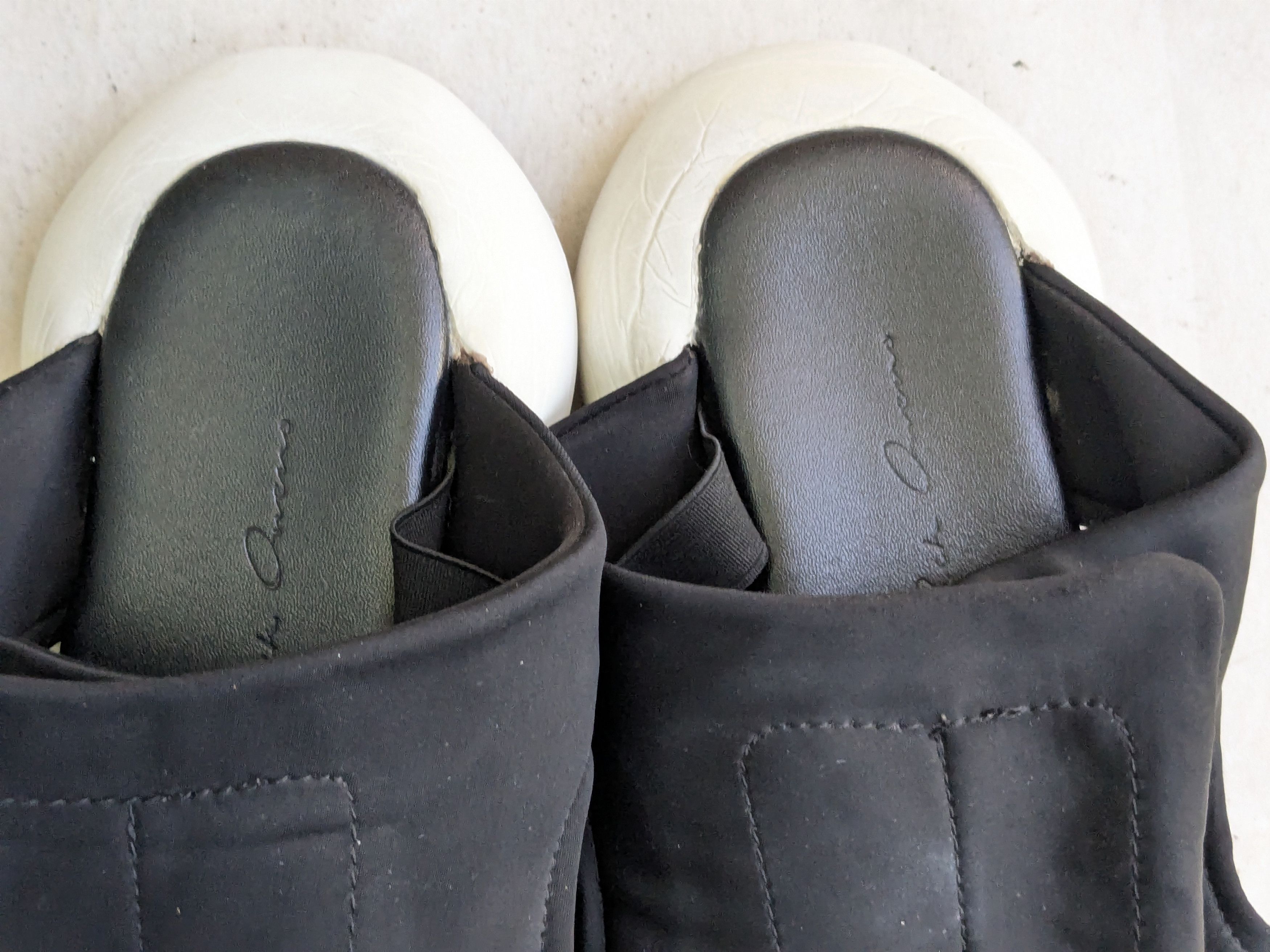 Rick Owens Rick Owen Slides 10 Black White Cargo Sandals Size US 10 / EU 43 - 2 Thumbnail