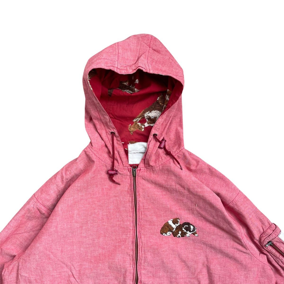 Japanese Brand × Karl Helmut × Pink House VINTAGE KARL HELMUT DOG REVERSIBLE JACKET Size US XL / EU 56 / 4 - 5 Thumbnail