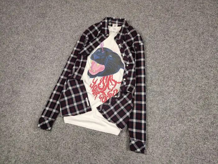 Flannel Vintage Flannel Lee Shirt Checkered Travis Scott Style Size US L / EU 52-54 / 3 - 2 Thumbnail