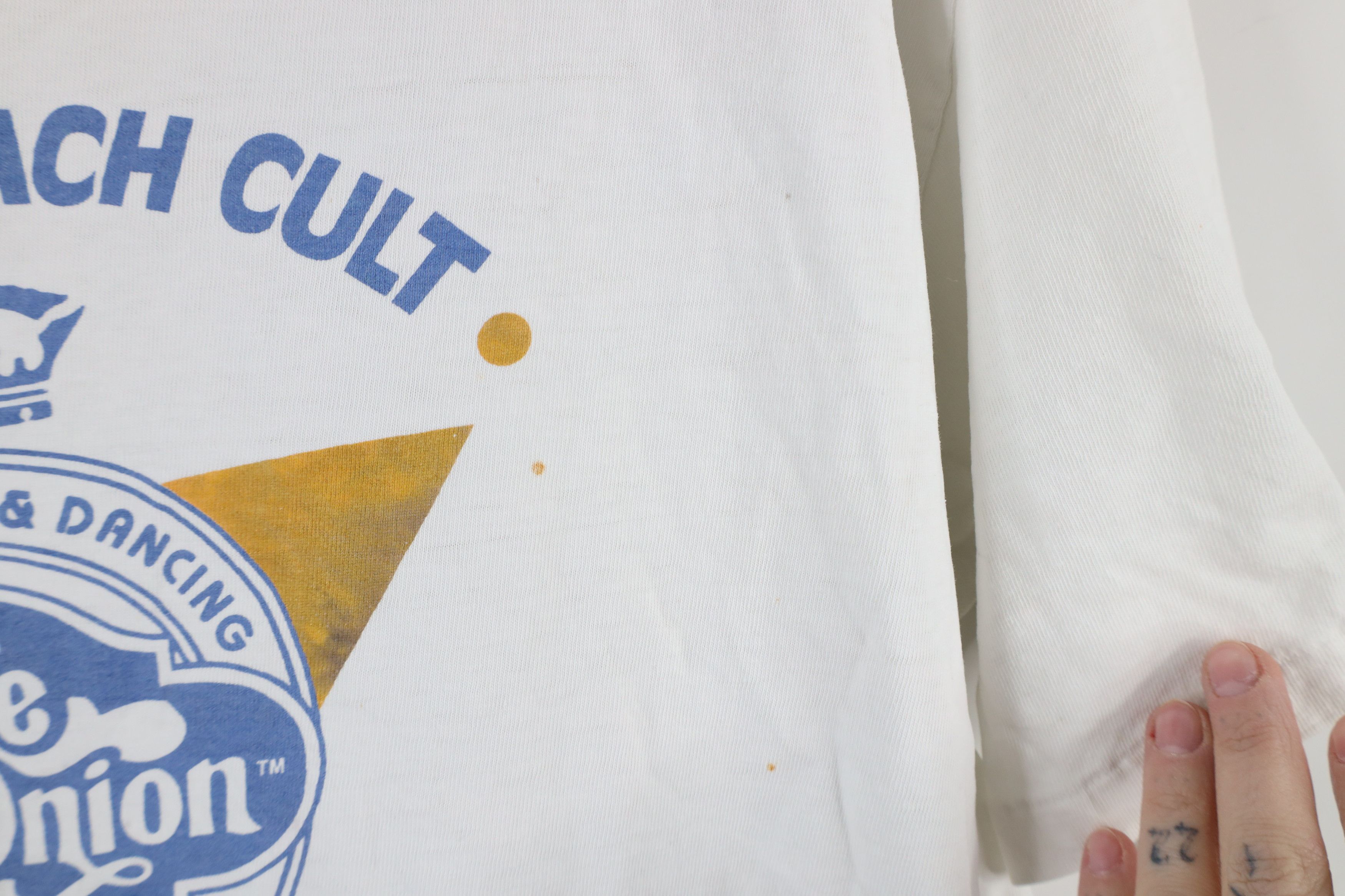 Vintage Vintage 80s Onion Mexican Grill Corona Beach Cult T-Shirt Size US XL / EU 56 / 4 - 8 Thumbnail