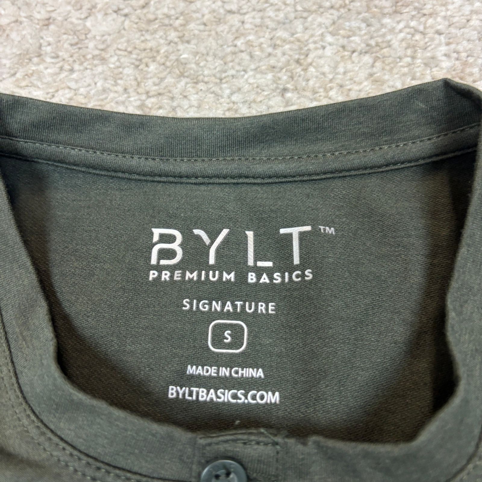 Other NWT Bylt Premium Henley Drop Cut Signature Shirt Men's Small Size US S / EU 44-46 / 1 - 6 Thumbnail