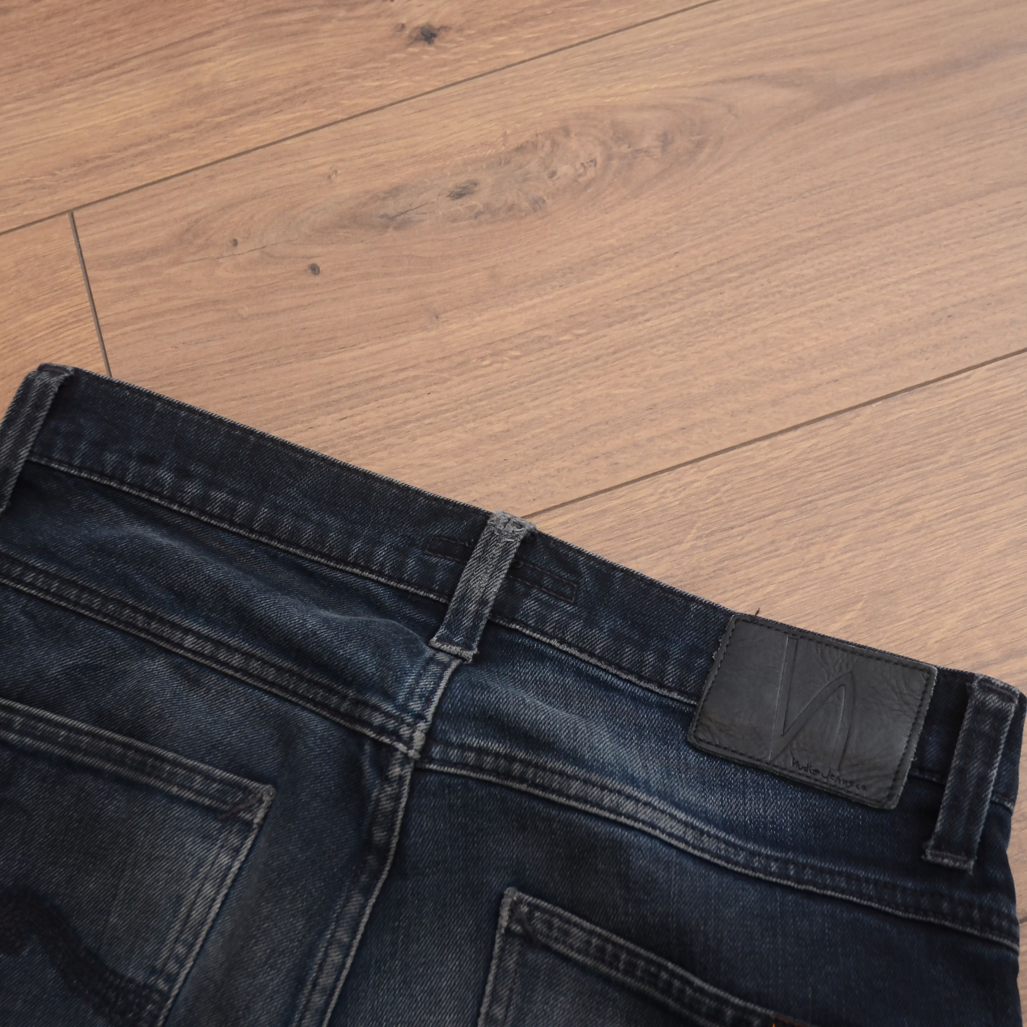 Nudie Jeans Nudie Jeans W32 Black Dark Cove Grim Tim Organic Cotton Slim Size US 32 / EU 48 - 8 Thumbnail