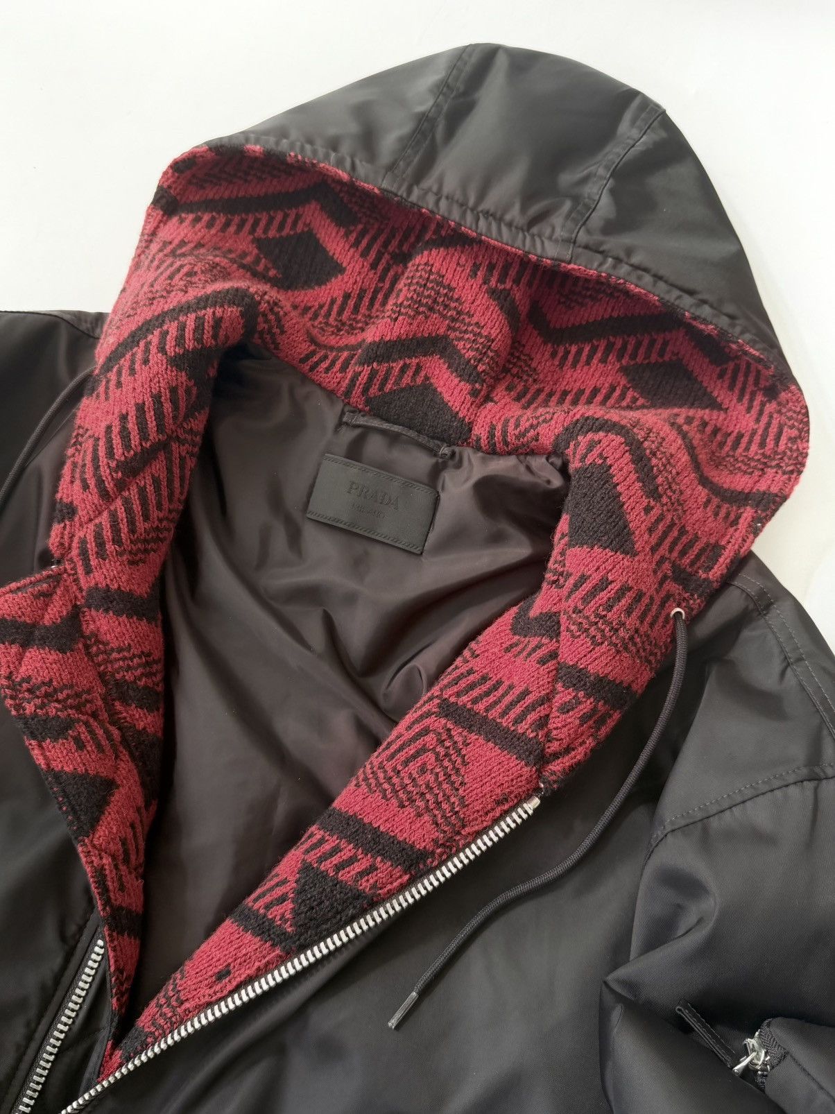 Prada Prada F/W21 Runway by Raf Simons Re-Nylon Zip Hoodie Bomber Size US S / EU 44-46 / 1 - 5 Thumbnail