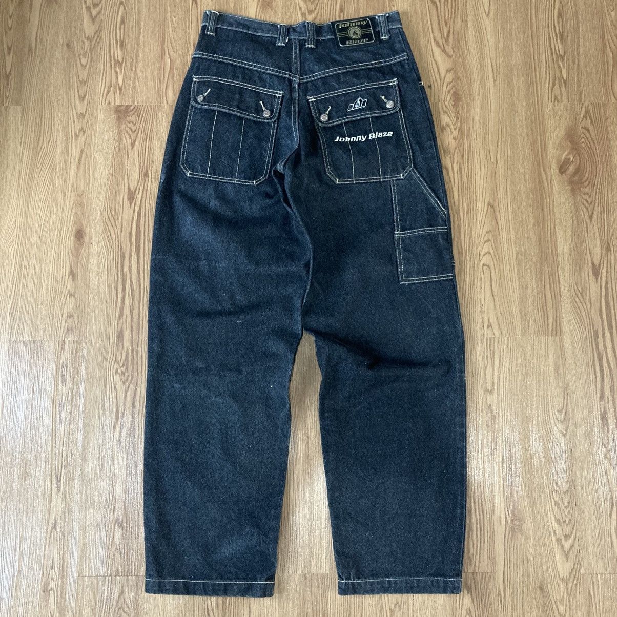 Rocawear Rare Vintage Johnny Blaze Carpenter Baggy Jeans Size US 32 / EU 48 - 5 Thumbnail