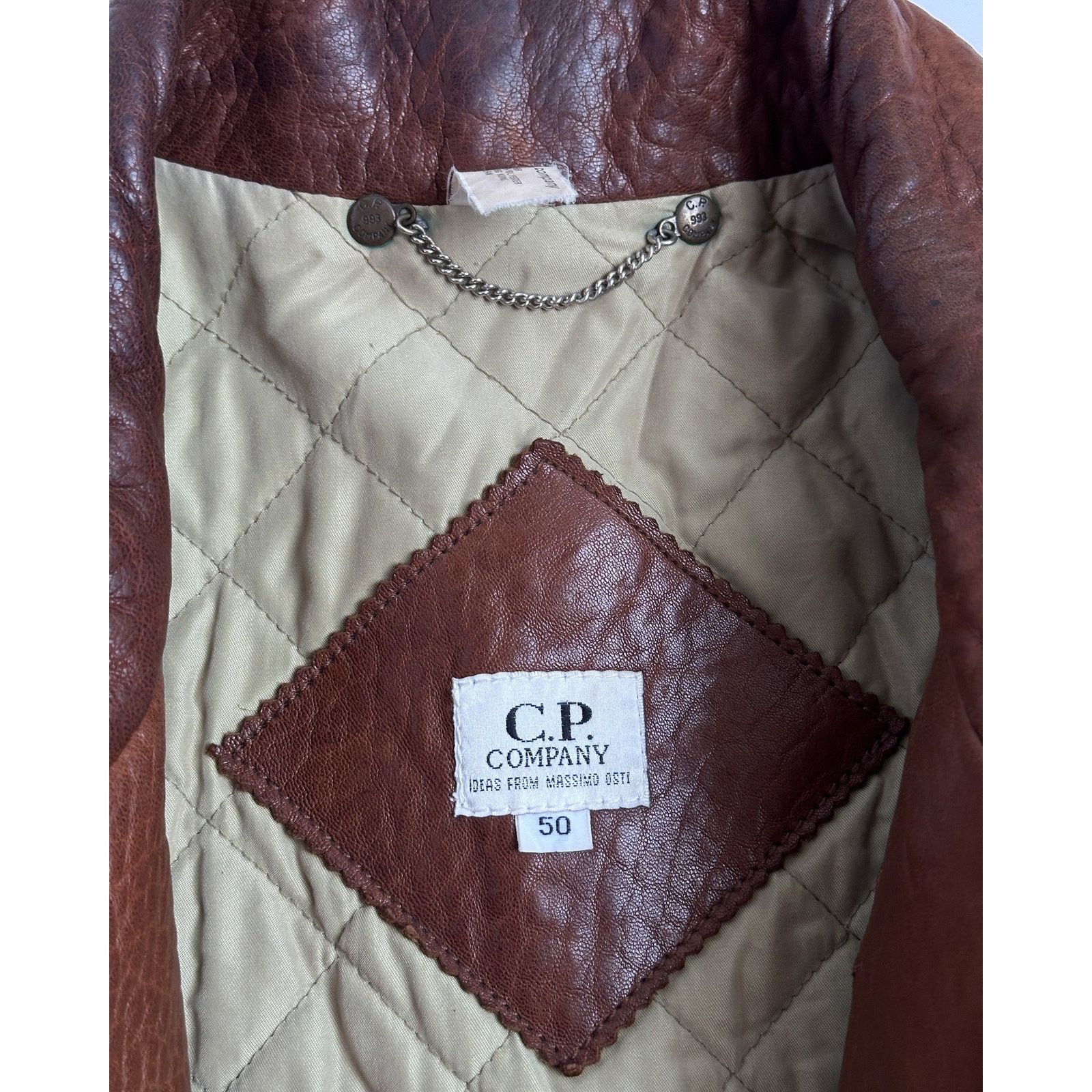 C.P. Company Vintage C.P. Company Leather Jacket Size US L / EU 52-54 / 3 - 5 Thumbnail