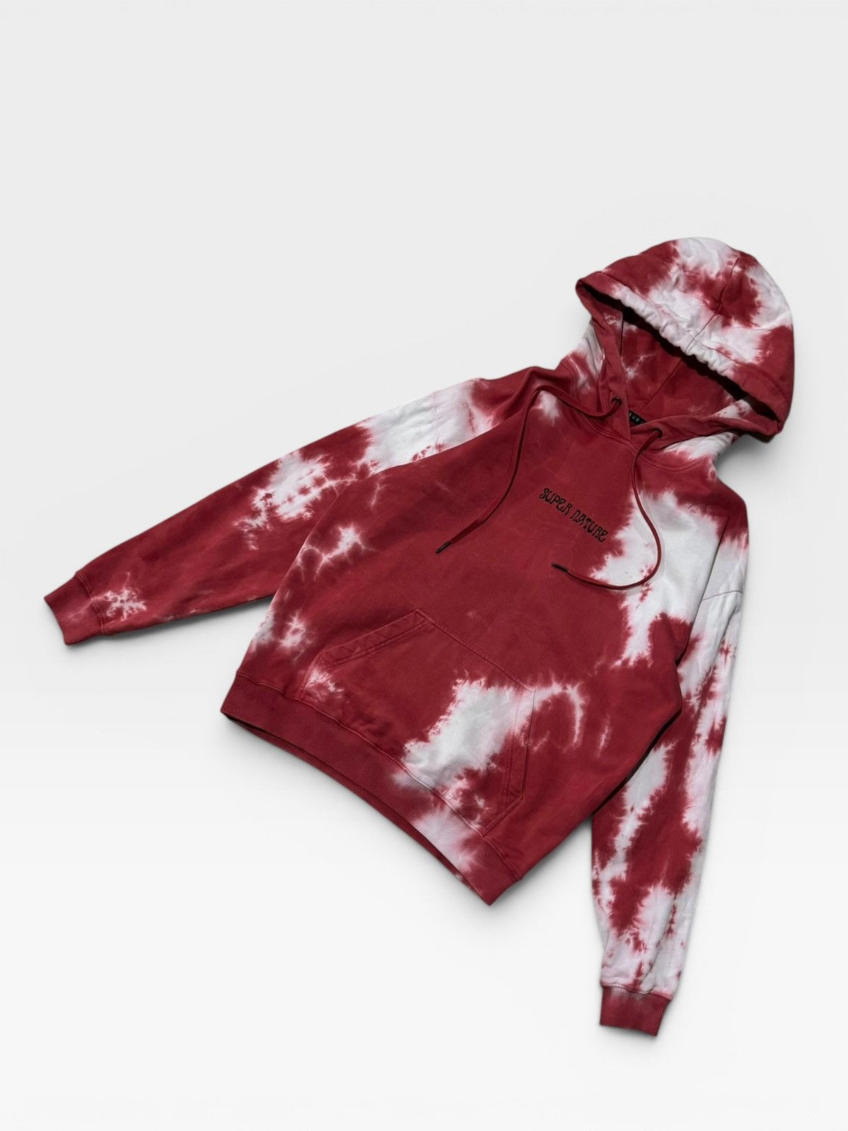 Ksubi Ksubi “Super Nature” Tie-Dye Red Hoodie Size US M / EU 48-50 / 2 - 3 Thumbnail