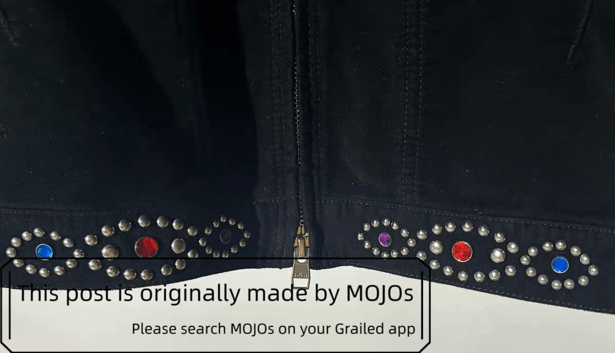 Number (N)ine Sz 3 Number Nine Velvet Stud Jacket mojos933 Size US L / EU 52-54 / 3 - 8 Thumbnail