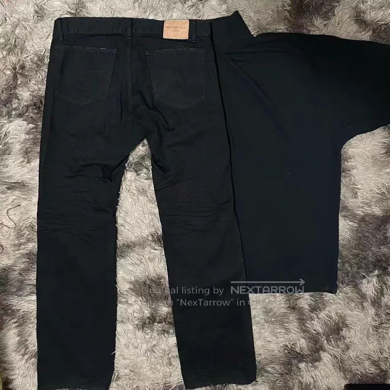 Balenciaga Balenciaga size L Black jeans with side seam short sleeves Size US 27 - 2 Thumbnail