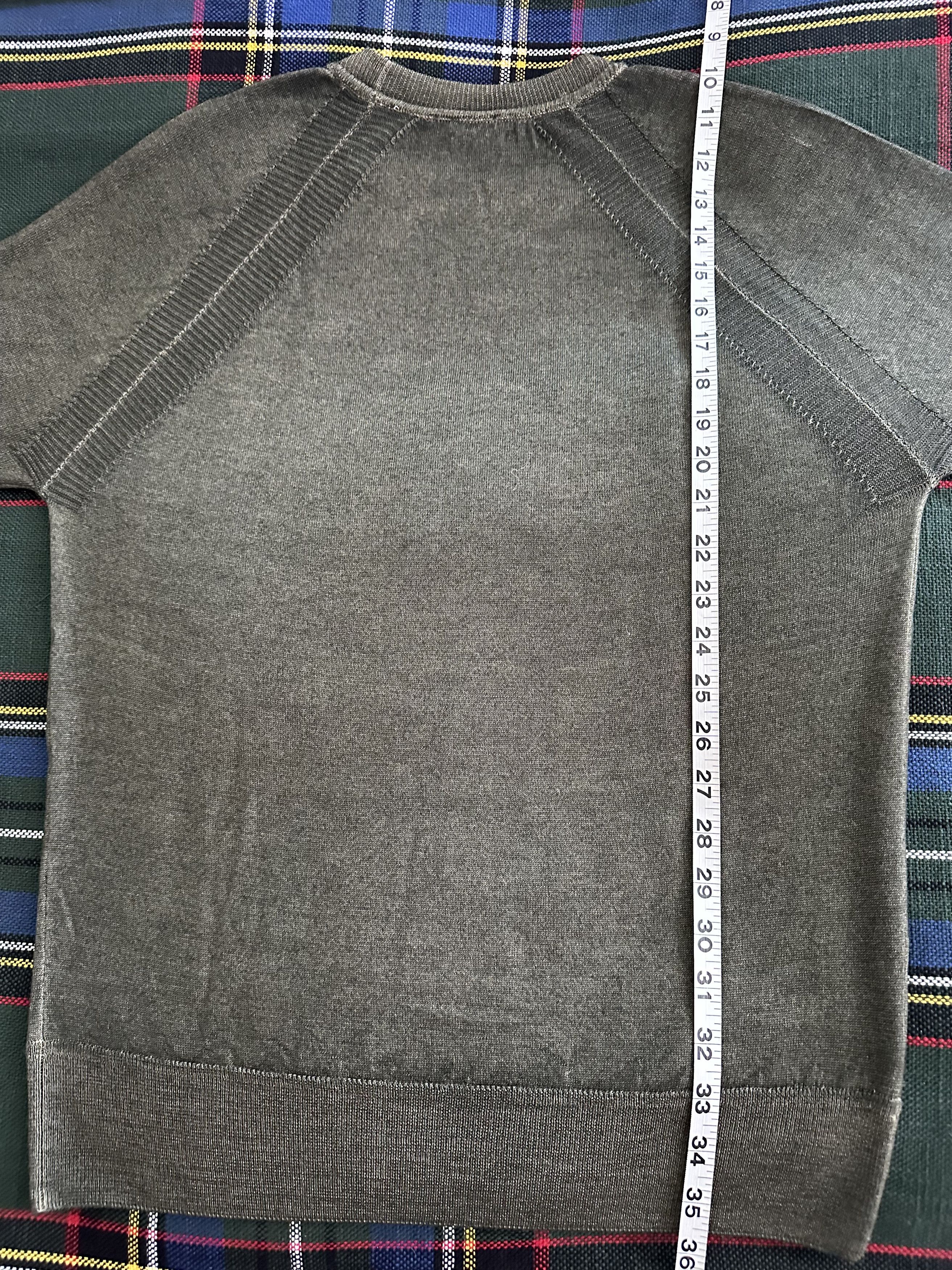 Aspesi Army Green Slim-Fit Wool Sweater IT46 Size US S / EU 44-46 / 1 - 9 Thumbnail