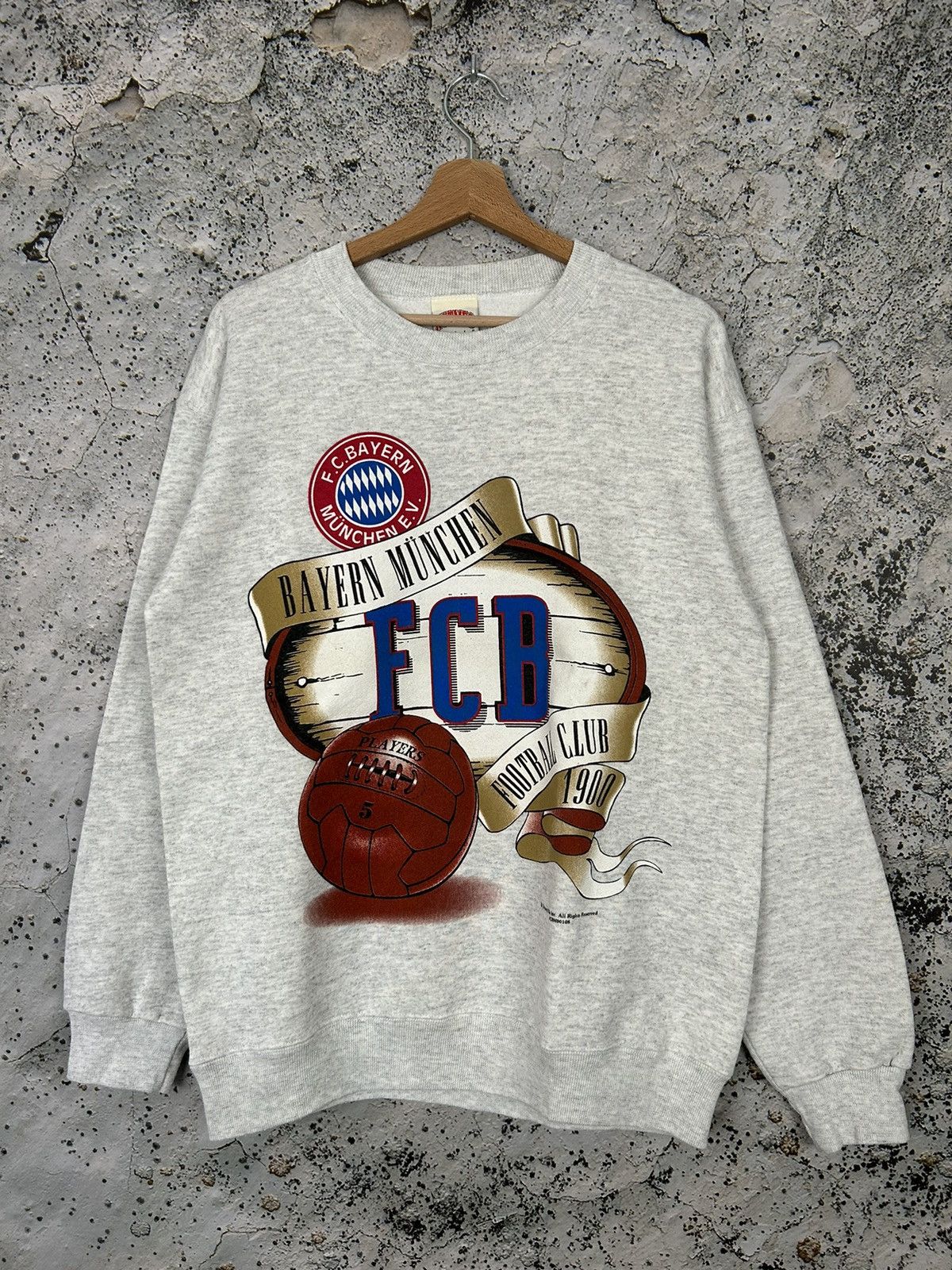 Vintage Vintage Bayern Munchen Nutmeg USA Soccer Crewneck Rare Size US M / EU 48-50 / 2 - 1 Thumbnail