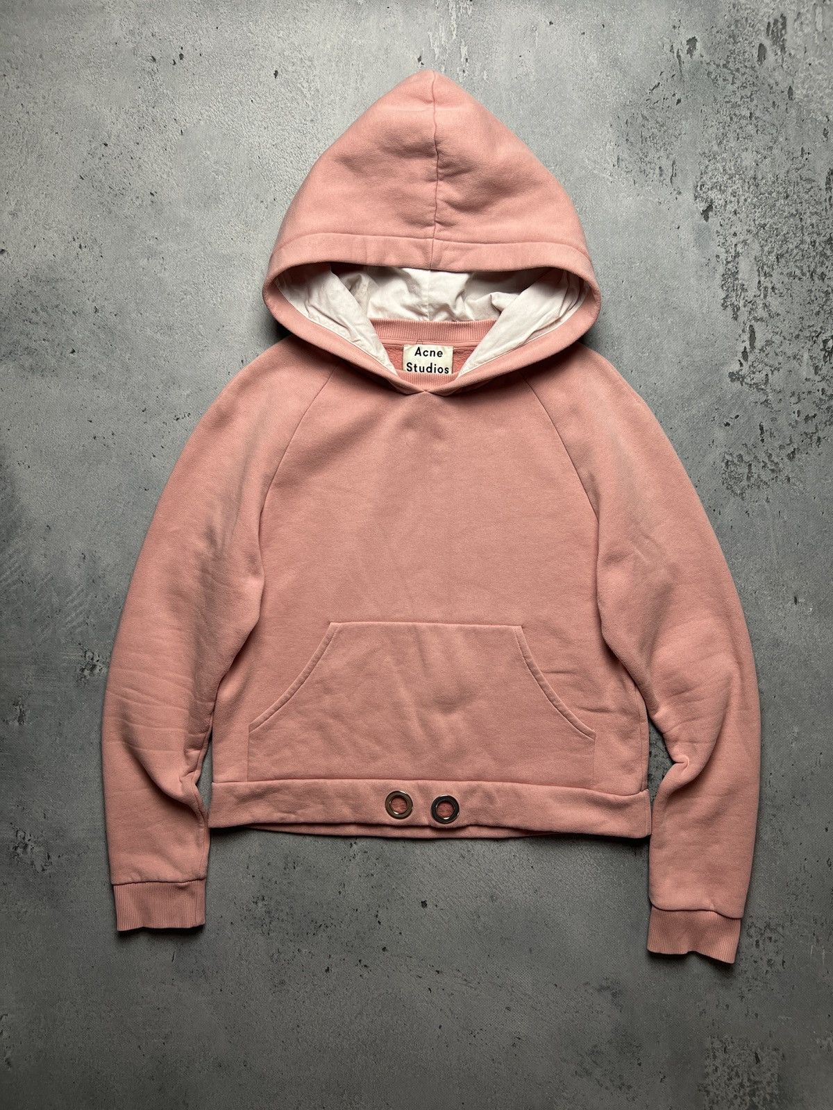 Acne Studios Acne Studios Pink Hoodie Vania FL PSS15 Opium Avant Garde Size M / US 6-8 / IT 42-44 - 5 Thumbnail