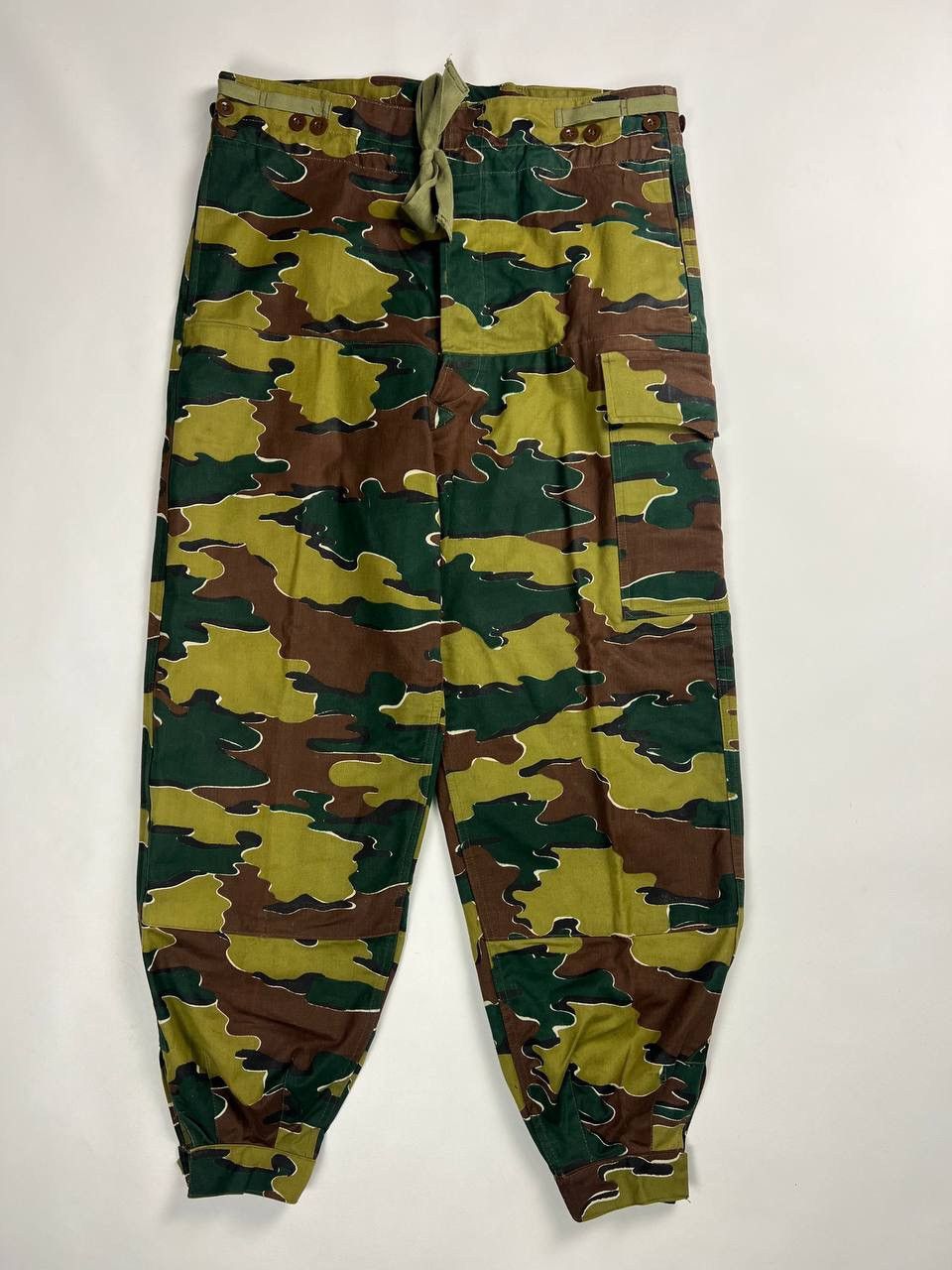 Old Belgian Jigsaw Camo Pants Seyntex 1962 Belgium cargo