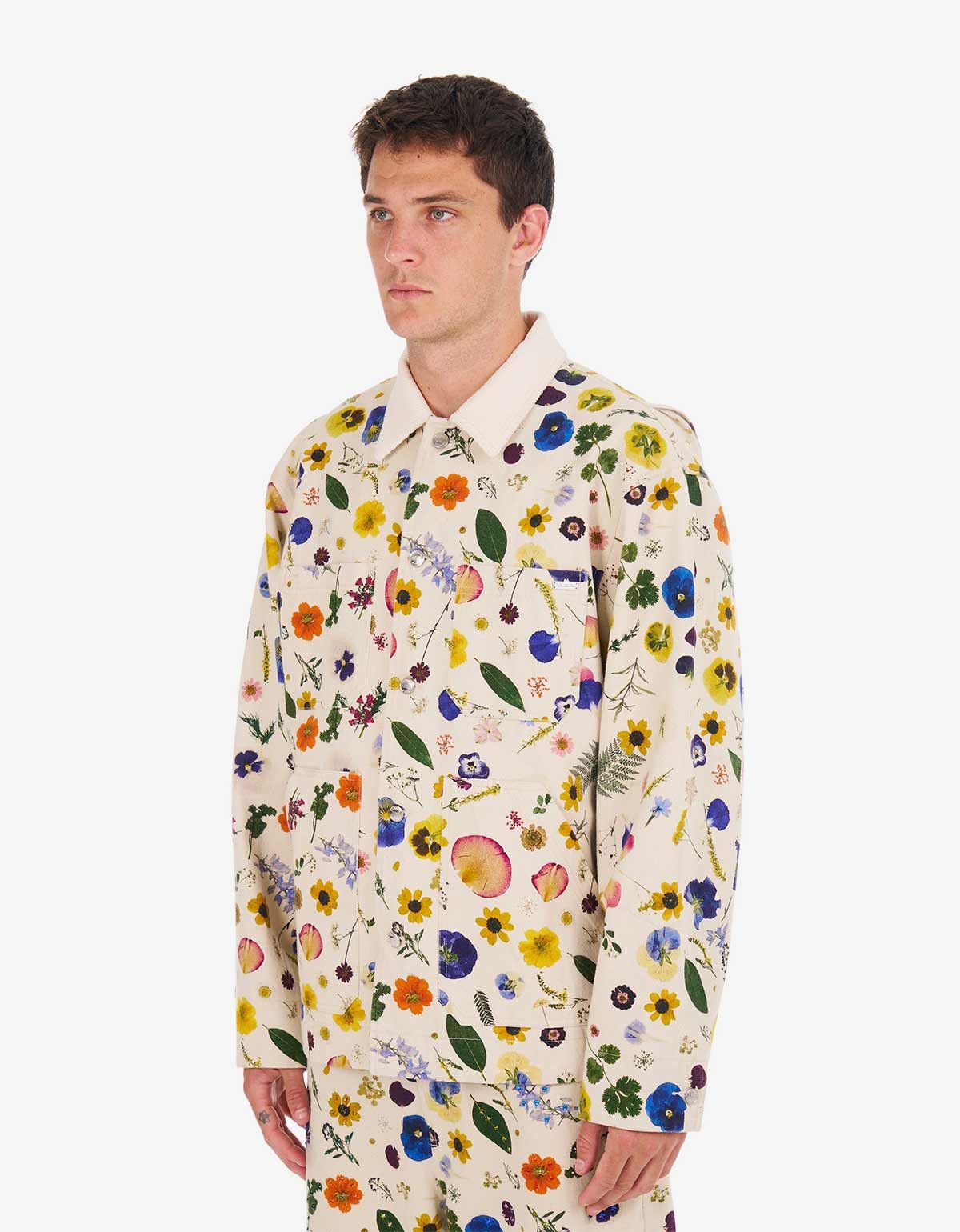 Nahmias Nahmias Floral Workman Jacket Size US XL / EU 56 / 4 - 2 Thumbnail