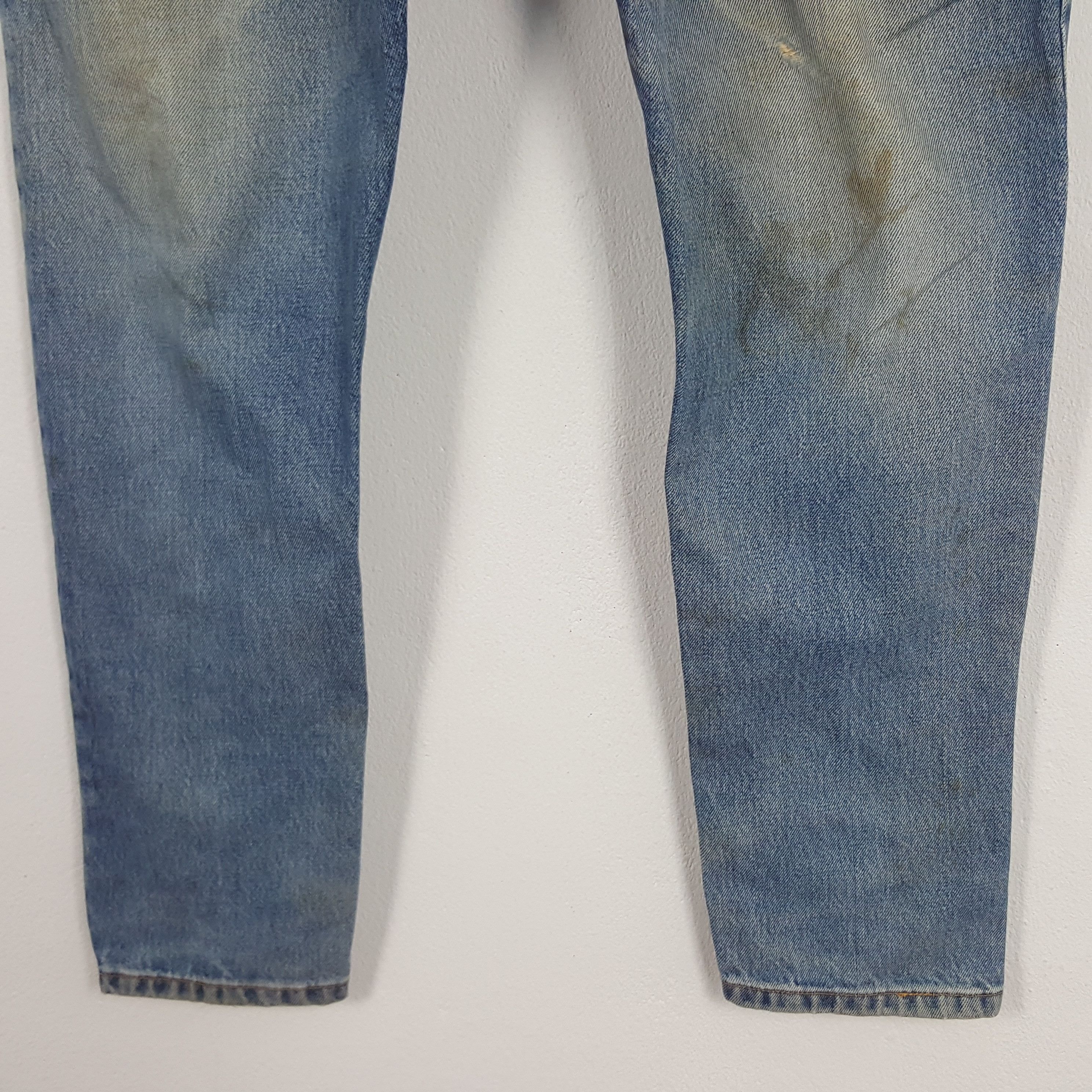 Stussy × Vintage Vintage Stussy USA Custom Art Logo Slimfit Denim Jeans Size 32" / US 10 / IT 46 - 6 Thumbnail