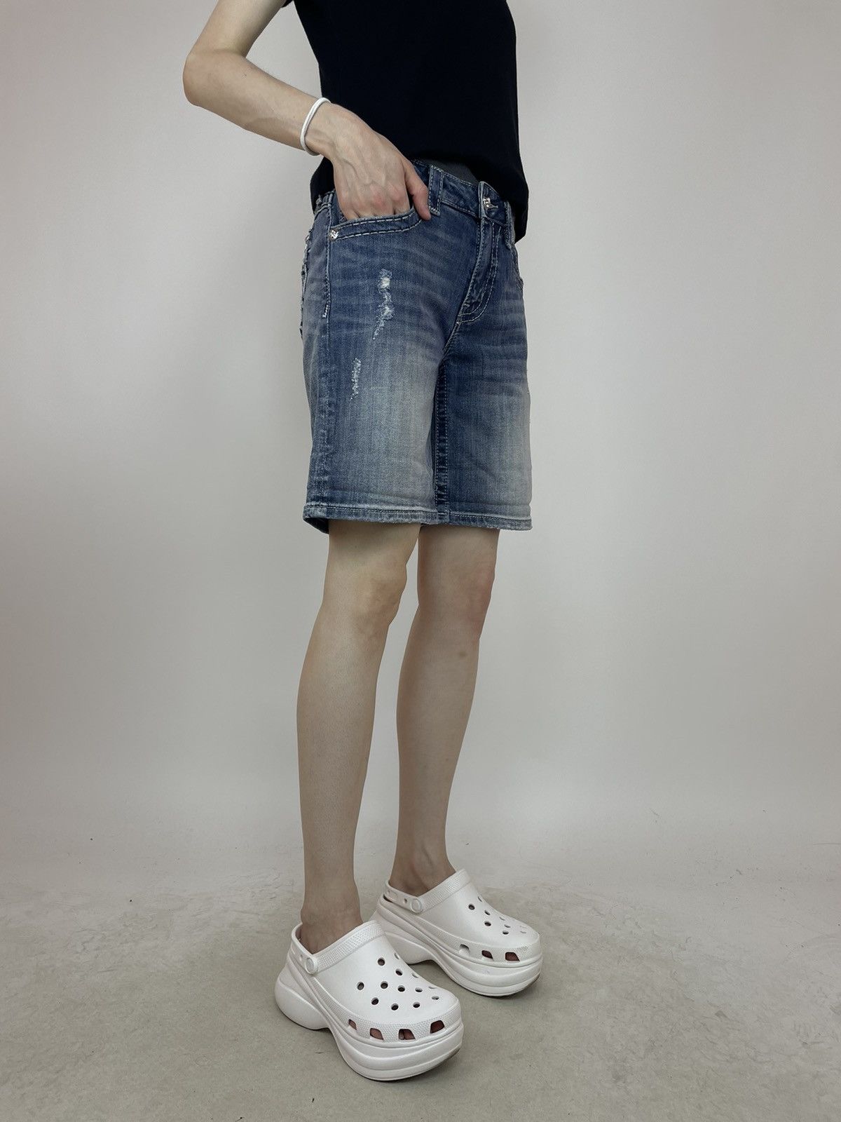 Other Miss Me denim shorts Womens size 26 Size 26" / US 2 / IT 38 - 5 Thumbnail