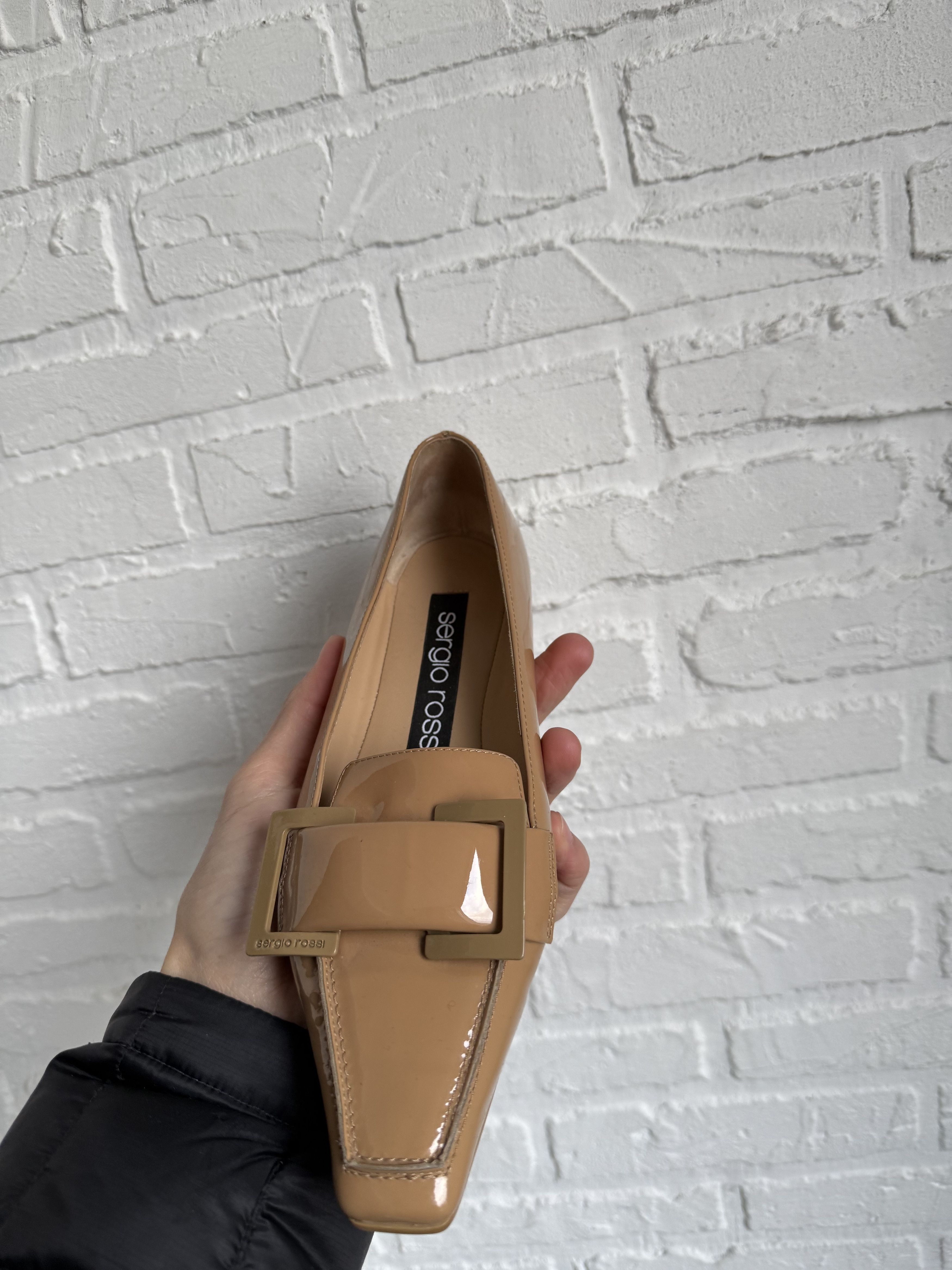 Sergio Rossi Share SERGIO ROSSI Patent Leather Loafers Size US 5.5 / IT 35.5 - 14 Thumbnail