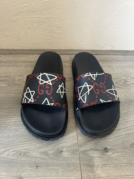 Gucci discount ghost slides