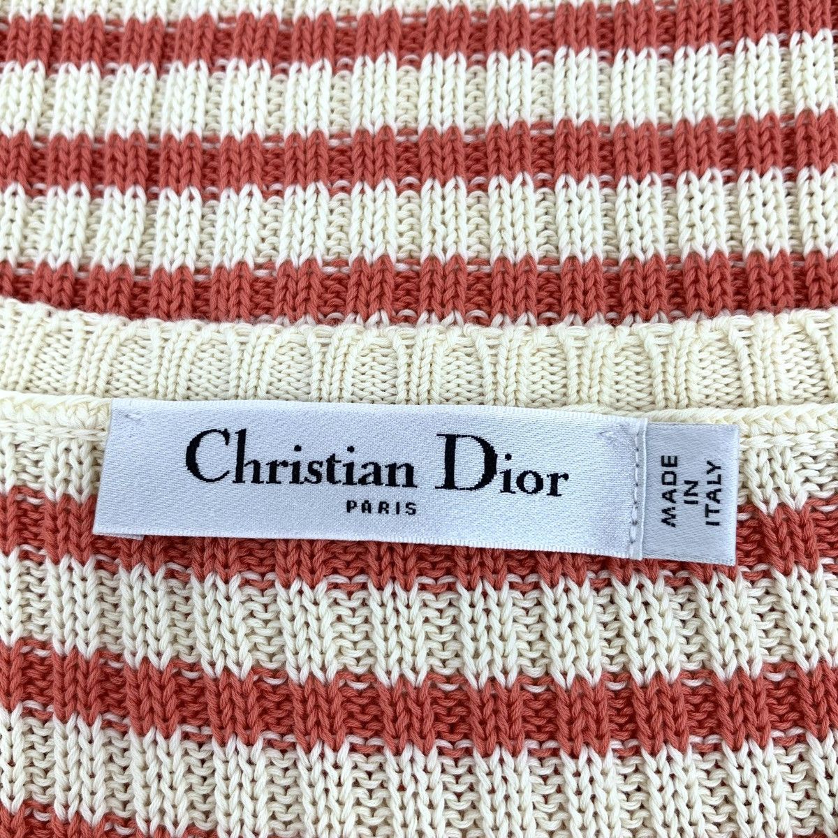 Dior Dior Color-blocked Striped Long Sleeve Knit Cardigan K26WX Size M / US 6-8 / IT 42-44 - 7 Thumbnail