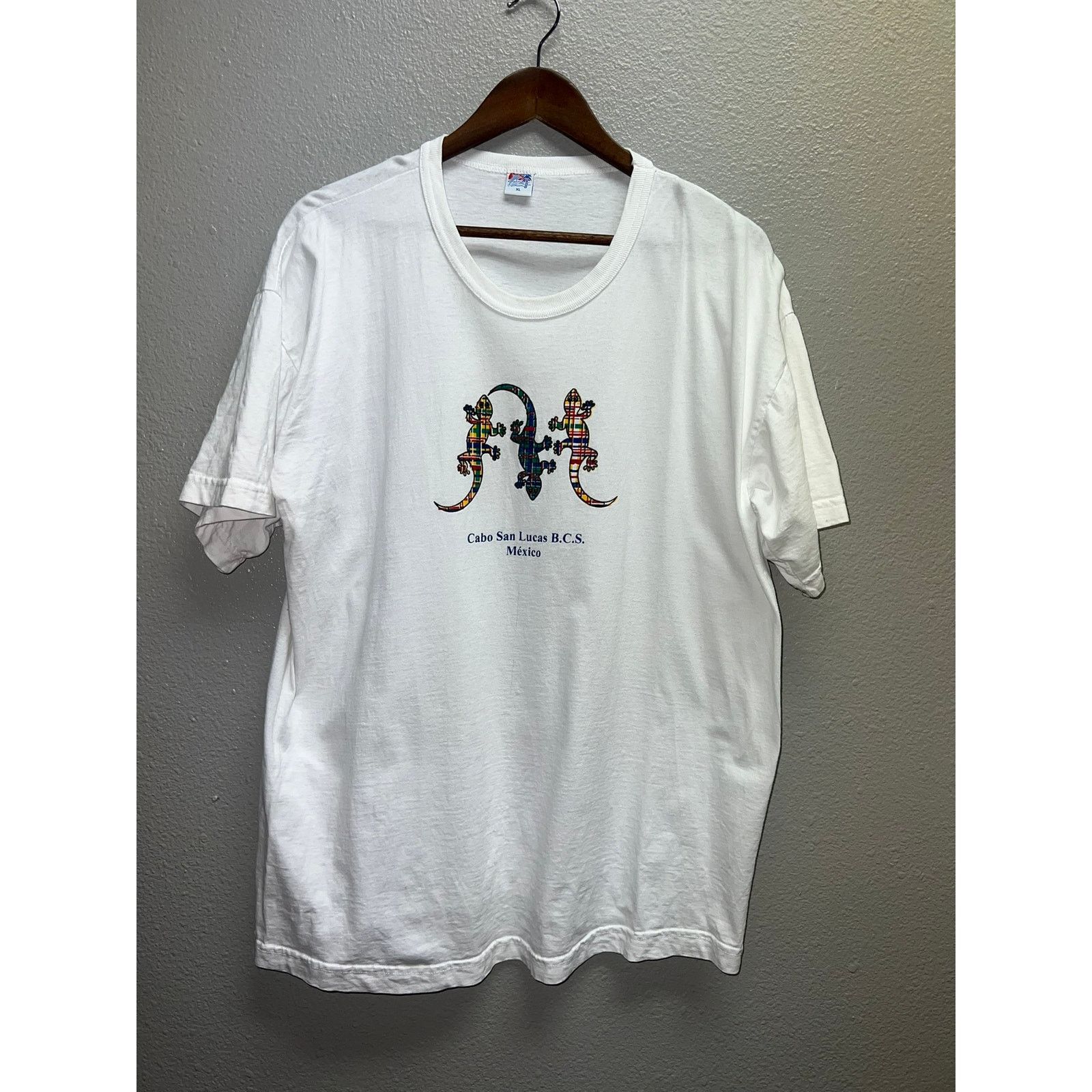 Vintage Vintage Cabo San Lucas Shirt BCS Mexico Lizards Lizard 90s L Size US L / EU 52-54 / 3 - 1 Thumbnail