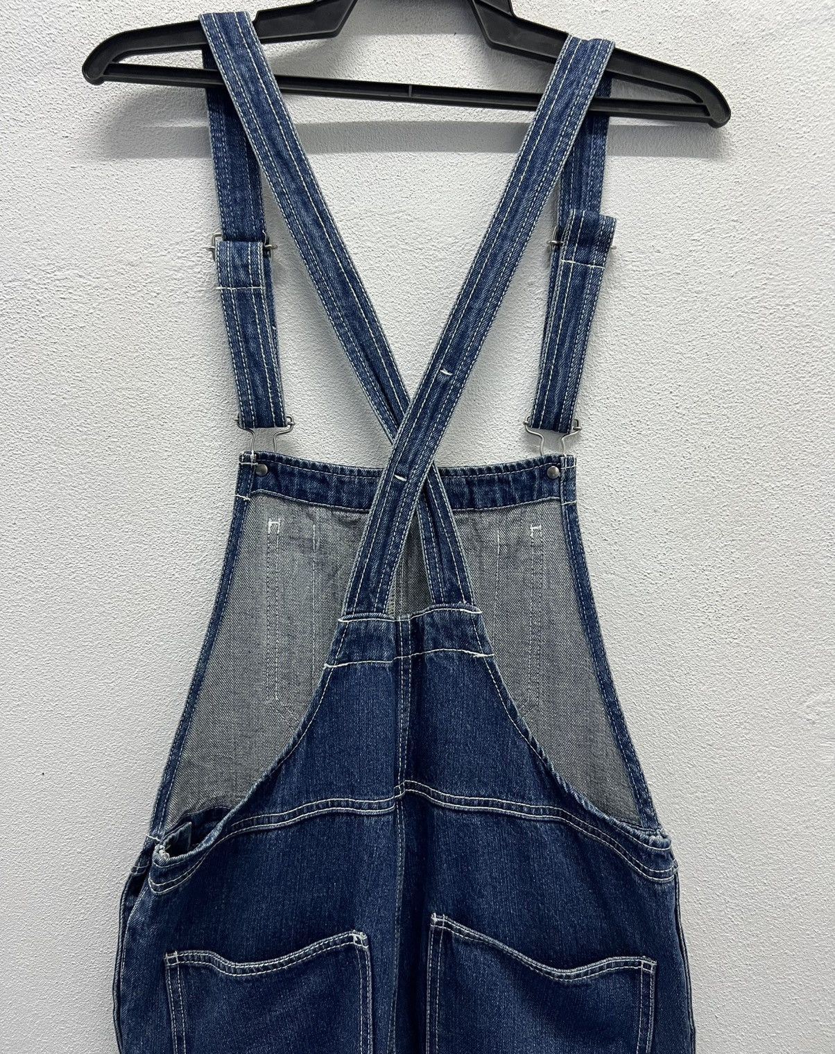 Vintage BEAMS HEART 100% Cotton Denim Overalls – Indigo Blue Size US 33 - 4 Thumbnail