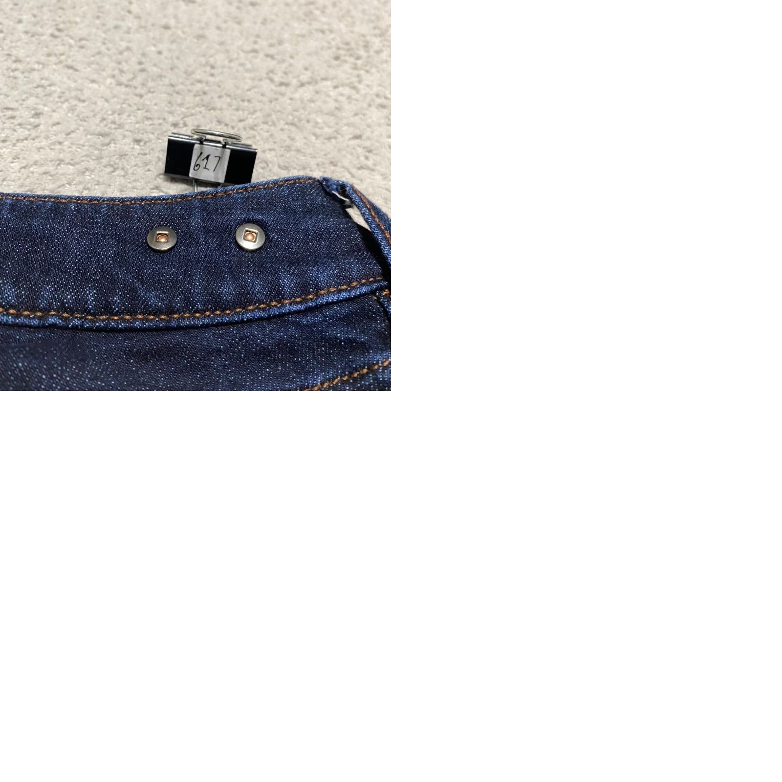 Vintage Cabi Jeans Womens 4 Blue Denim Dark Wash Low Rise Skinny Leg 5-Pocket Design Vintage No Size 27" / US 4 / IT 40 - 9 Thumbnail