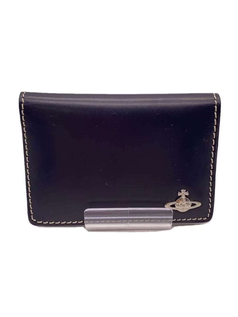Vivienne Westwood Contrast Stitch Orb Leather Card Wallet Size ONE SIZE - 1 Thumbnail