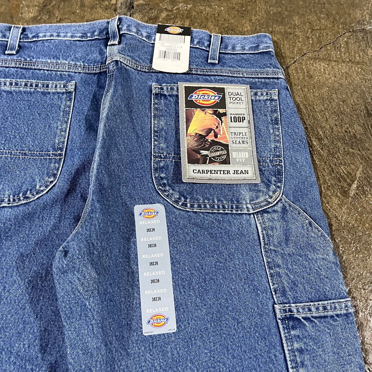 Carhartt × Dickies × Vintage Vintage Y2K Dickies Carpenter Jeans Baggy Workwear Skater Size US 36 / EU 52 - 4 Thumbnail
