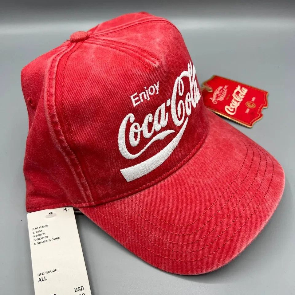 American Needle Coca Cola Coke Hat Men Washed American Needle Snap Back Cap Size ONE SIZE - 3 Thumbnail