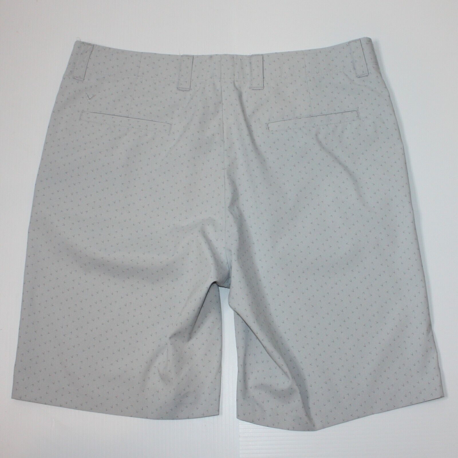 Callaway Men's Logo Print Golf Shorts in Light Gray Color size 36 Size US 36 / EU 52 - 3 Thumbnail