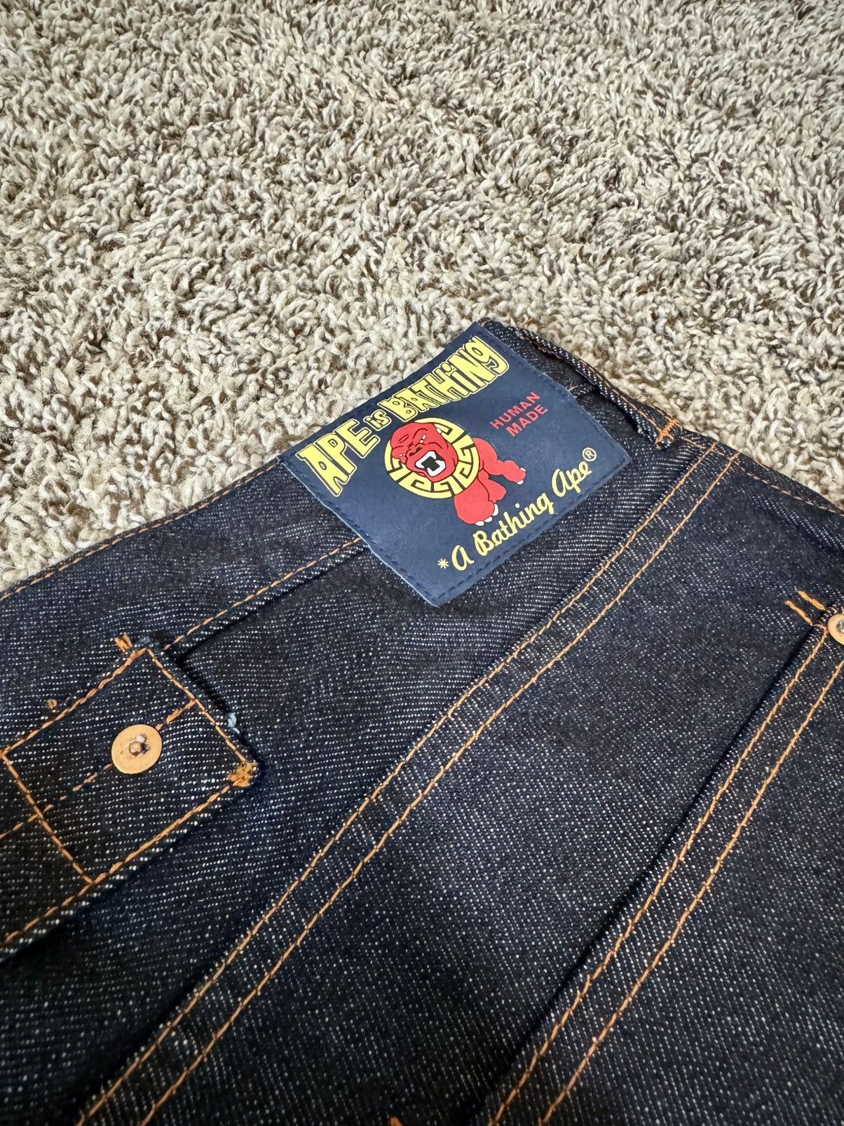 Bape Bape Selvedge Indigo Denim Size US 36 / EU 52 - 4 Thumbnail