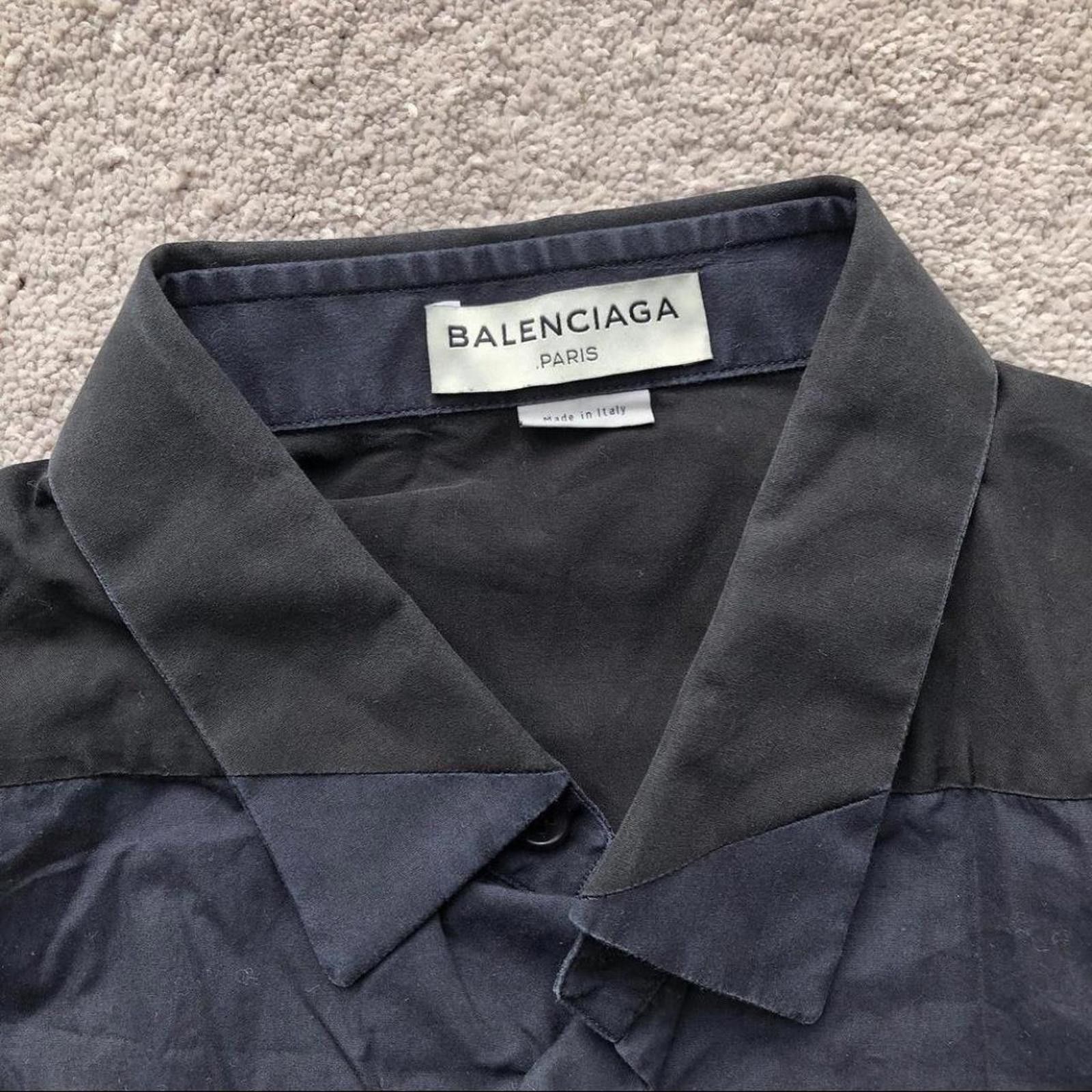 Balenciaga Balenciaga Contrast Button Up Shirt. Size US M / EU 48-50 / 2 - 2 Thumbnail