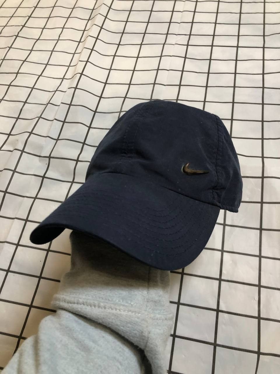 Nike Vintage Nike Sportswear Hat Cap Navy Blue Swoosh Logo Y2k Size ONE SIZE - 1 Thumbnail