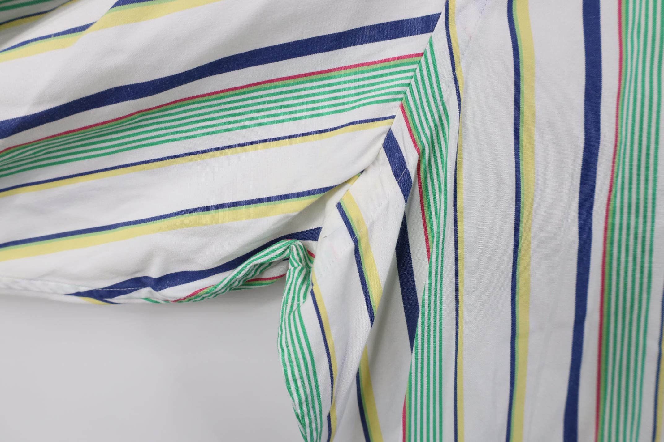Polo Ralph Lauren Vintage 90s Ralph Lauren Striped Collared Button Down Shirt Size US L / EU 52-54 / 3 - 8 Thumbnail