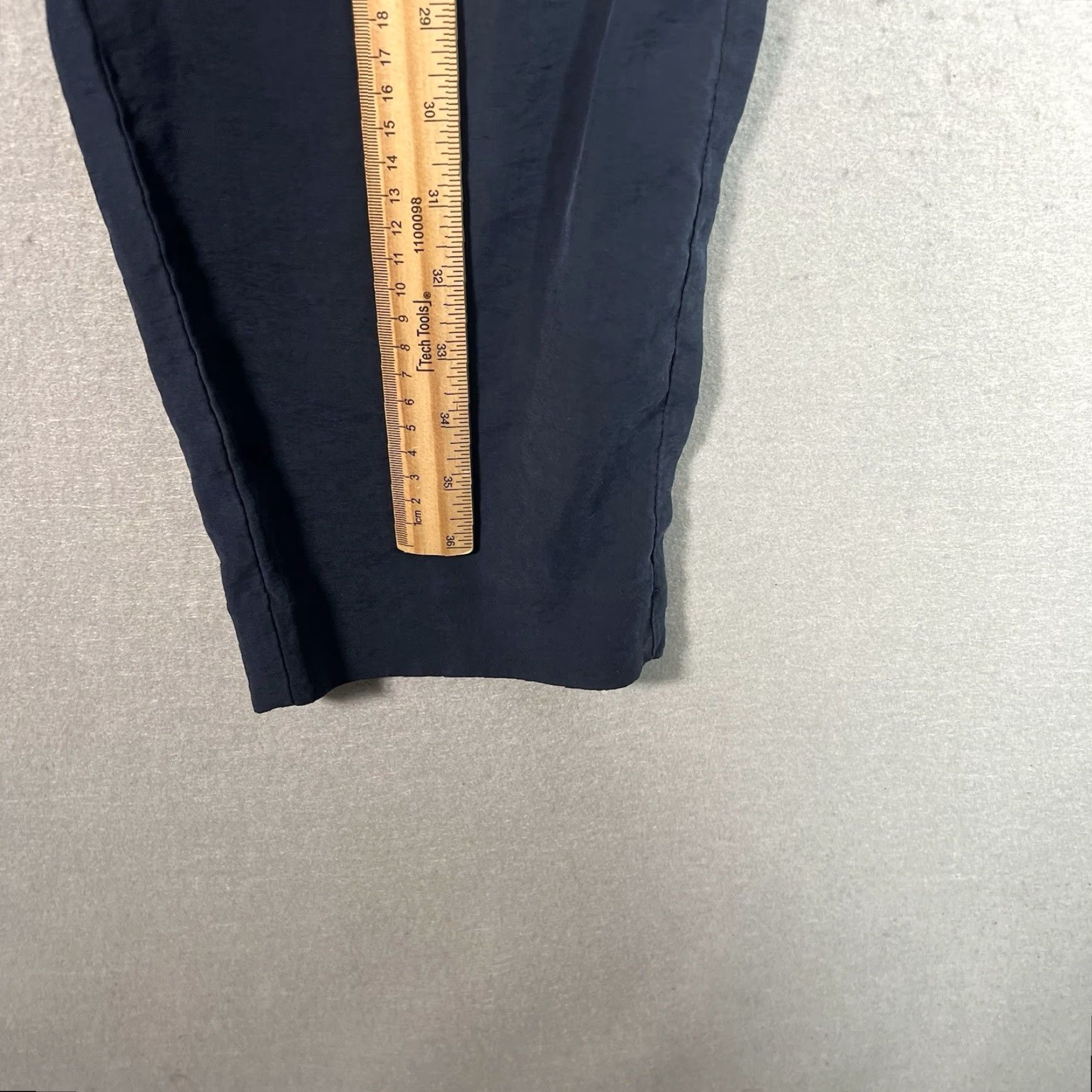 Madewell VINTAGE Madewell Straight Dress Pants Womens 00 Blue Lenzing Modal Blend Shirt? Size 24" / US 00 / IT 34 - 3 Thumbnail