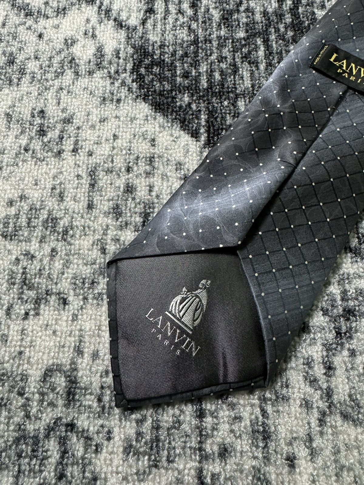 Lanvin × Vintage Vintage Lanvin Paris Tie Luxury Y2K STYLE 90s Size ONE SIZE - 5 Thumbnail