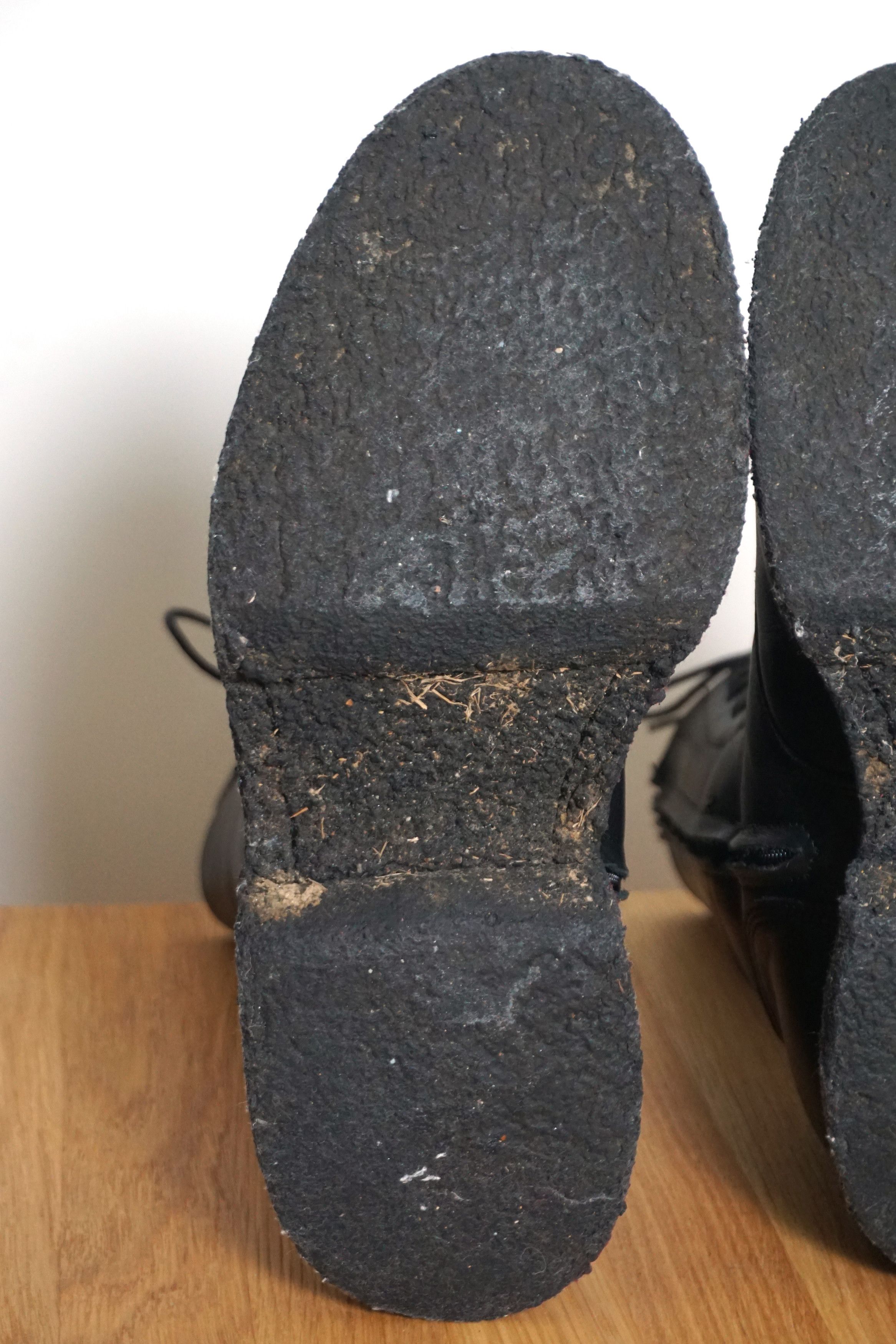 Balmain FW11 Shearling Ranger Boots by Christophe Decarnin Size US 7 / EU 40 - 13 Thumbnail
