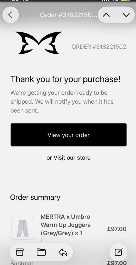 Mertra MERTRA x Umbro Joggers Grey Size US 34 / EU 50 - 6 Thumbnail