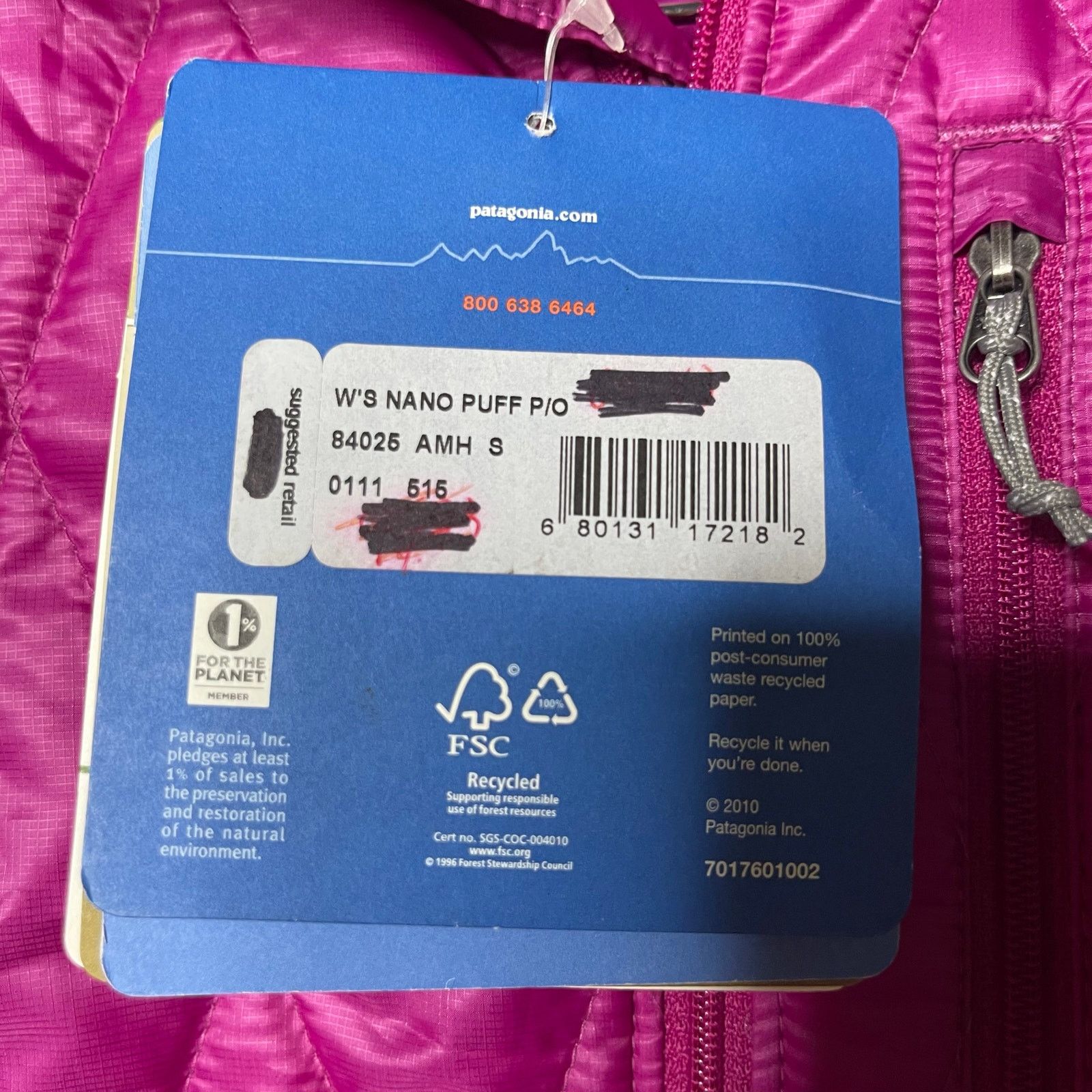 Patagonia Patagonia Nano Puff Pullover Jacket S plum puffer coat Size S / US 4 / IT 40 - 6 Thumbnail