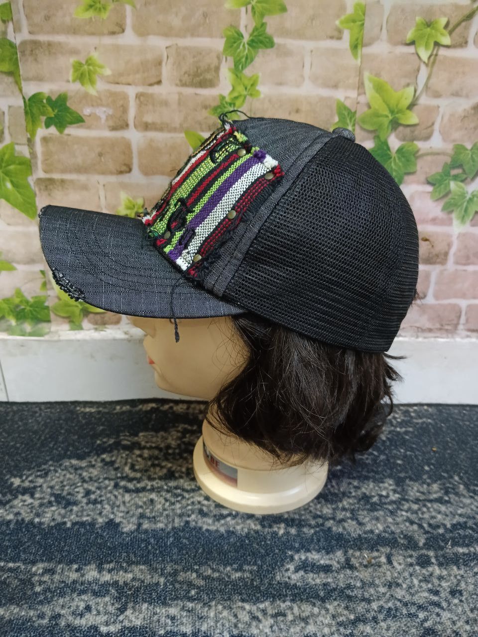 Japanese Brand BOMTRAX SICK PACTHWORK HAT Size ONE SIZE - 3 Thumbnail