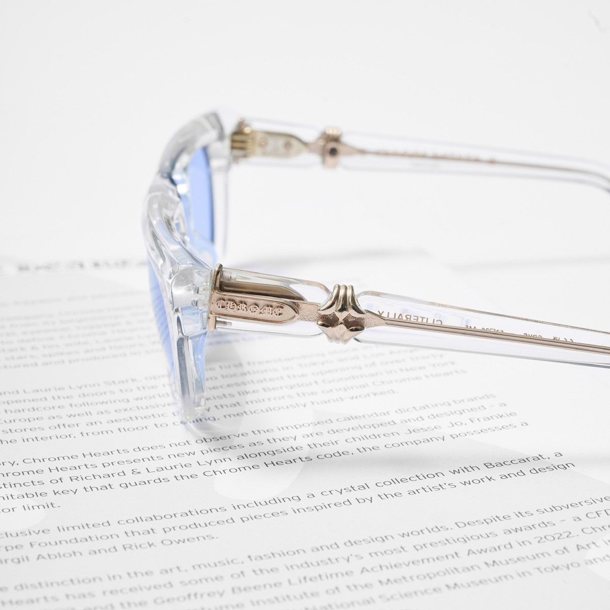 Chrome Hearts CHROME HEARTS CLITERALLY CRYSTAL SUNGLASSES Size ONE SIZE - 3 Thumbnail