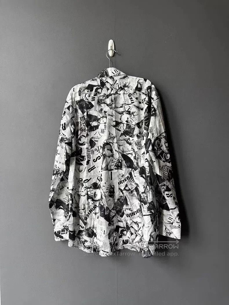Balenciaga Balenciaga Magazine Print Shirt. Size US XL / EU 56 / 4 - 2 Thumbnail
