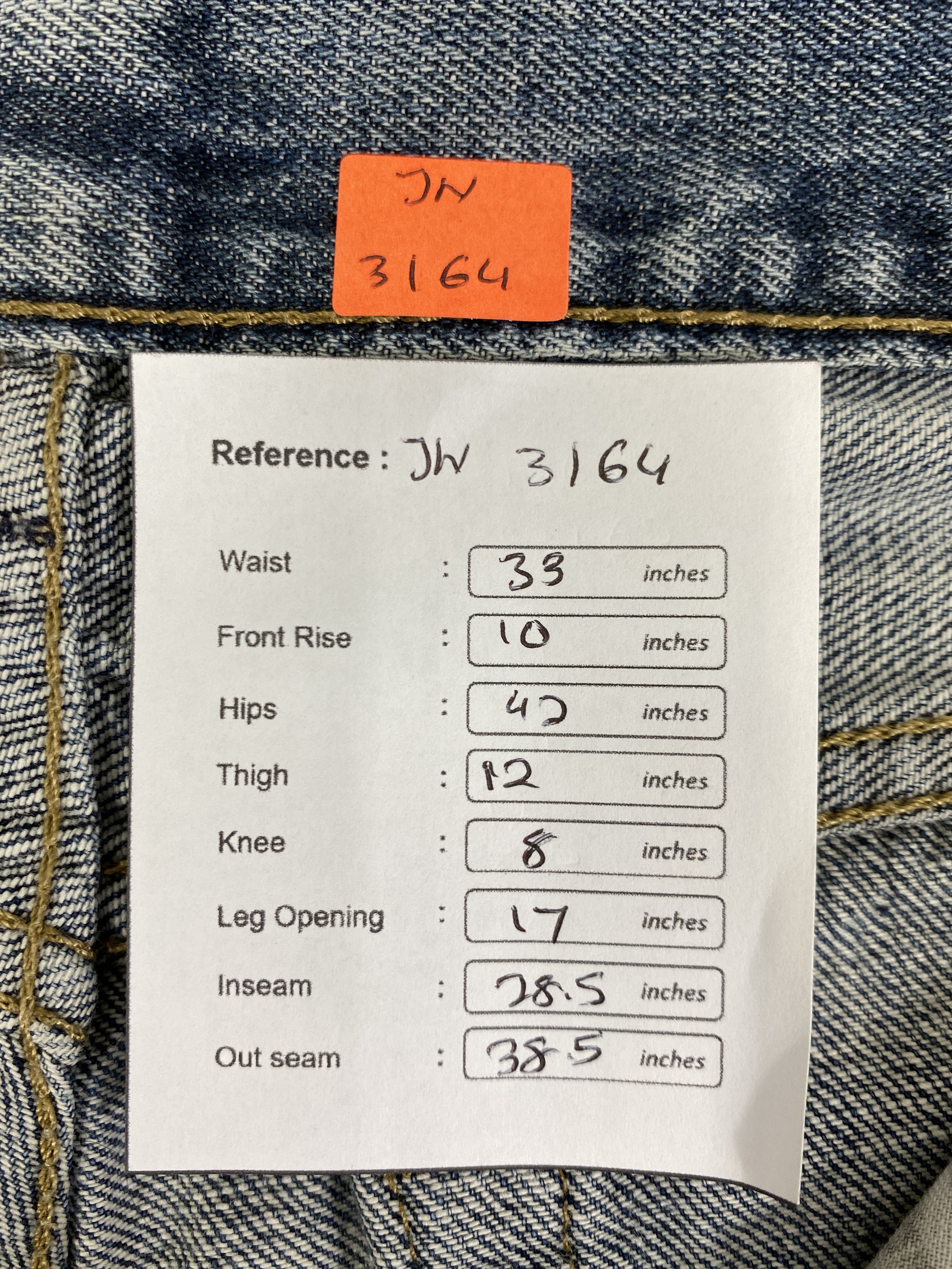 Levi's Dirty Blue Vintage Levis 527 Flare Jeans 33x28.5 - JN3164 Size US 33 - 8 Thumbnail
