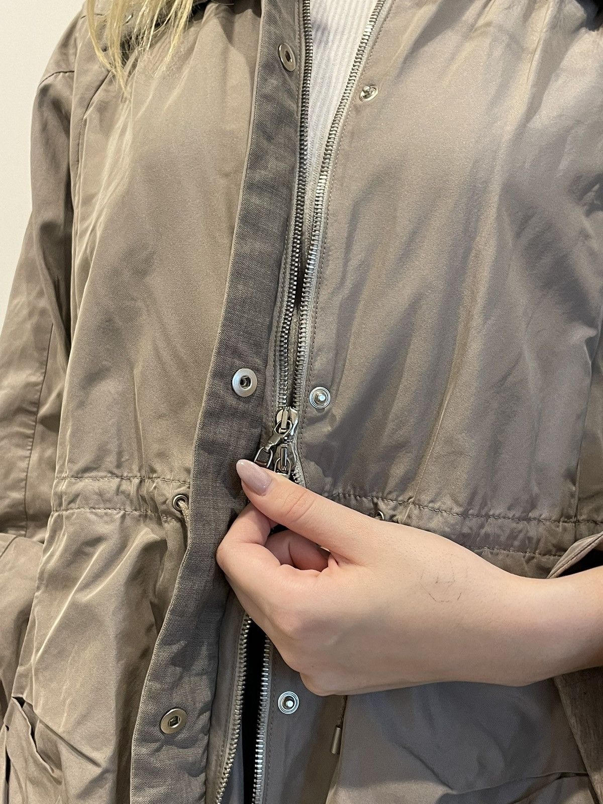 Brunello Cucinelli × Designer Brunello Cucinelli Light Camel Taupe Zip Windbreaker Jacket Size XL / US 12-14 / IT 48-50 - 17 Thumbnail