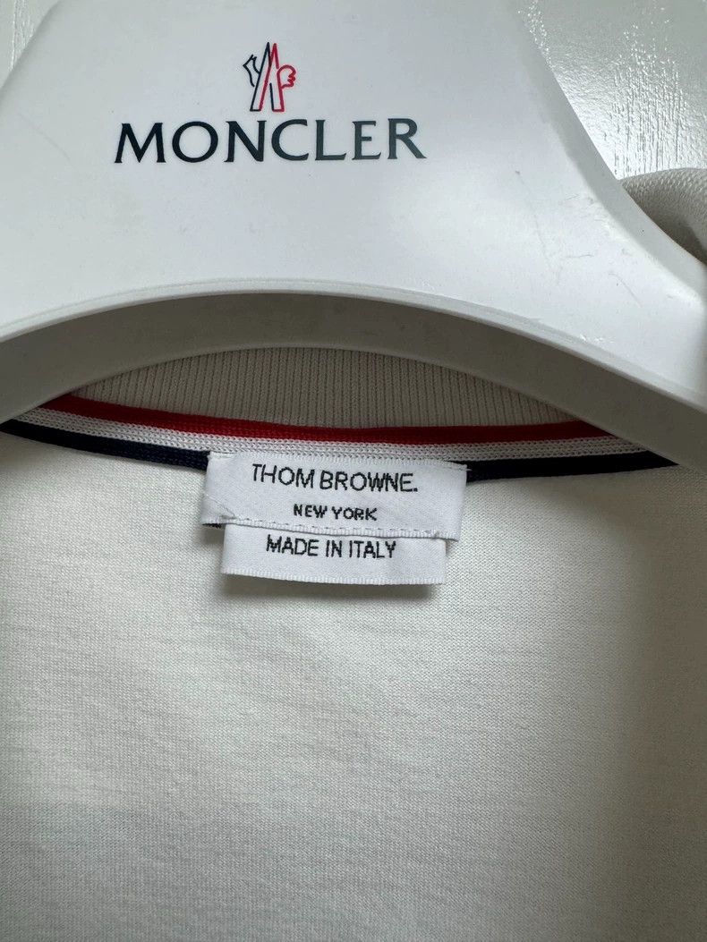 Thom Browne Thom Browne White polo shirt Size US M / EU 48-50 / 2 - 4 Thumbnail