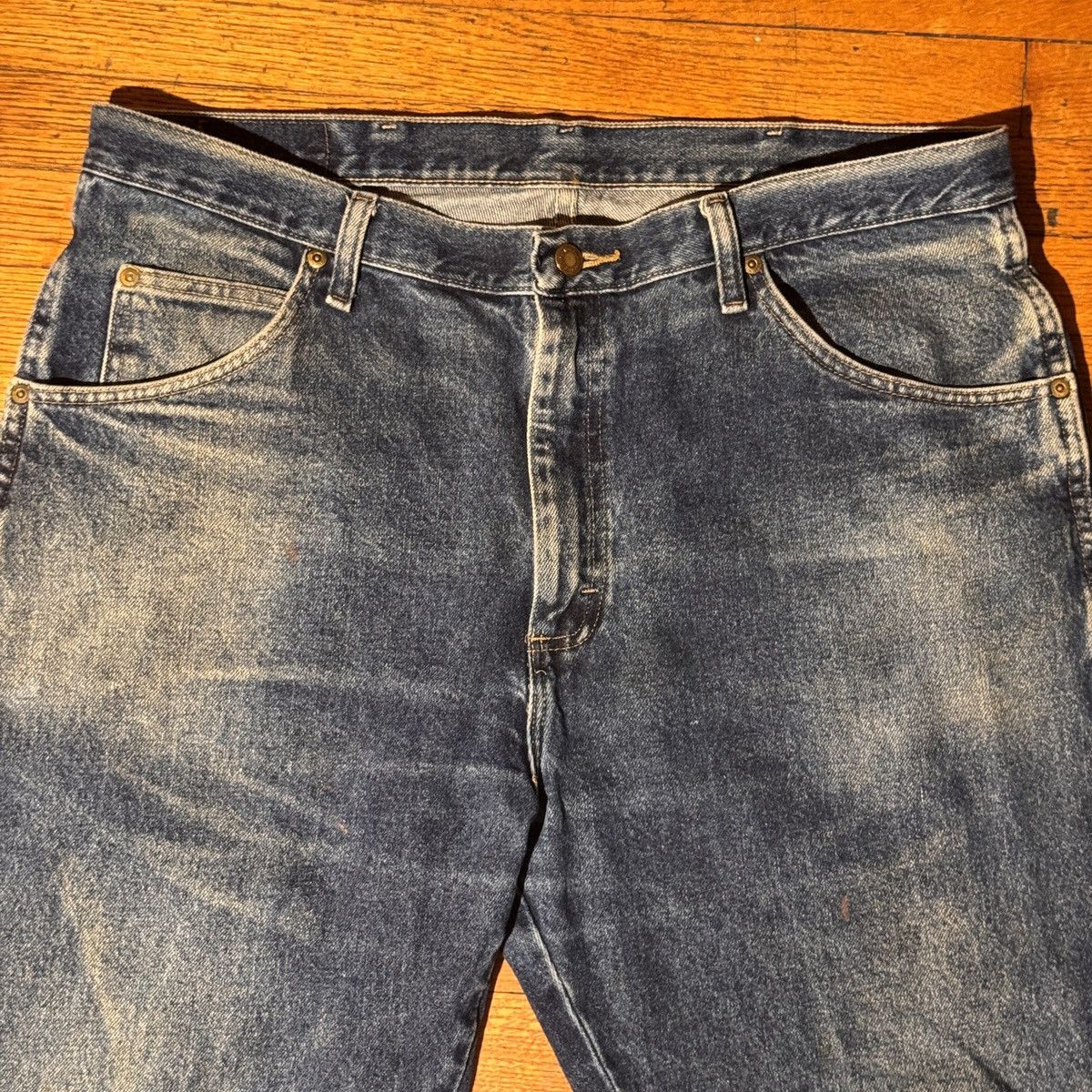 Wrangler Vintage Wrangler Premium Quality Mid Washed W38 L32 Size US 38 / EU 54 - 2 Thumbnail